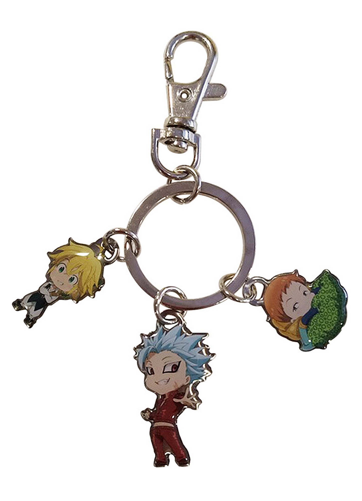 The Seven Deadly Sins - Group Metal Keychain