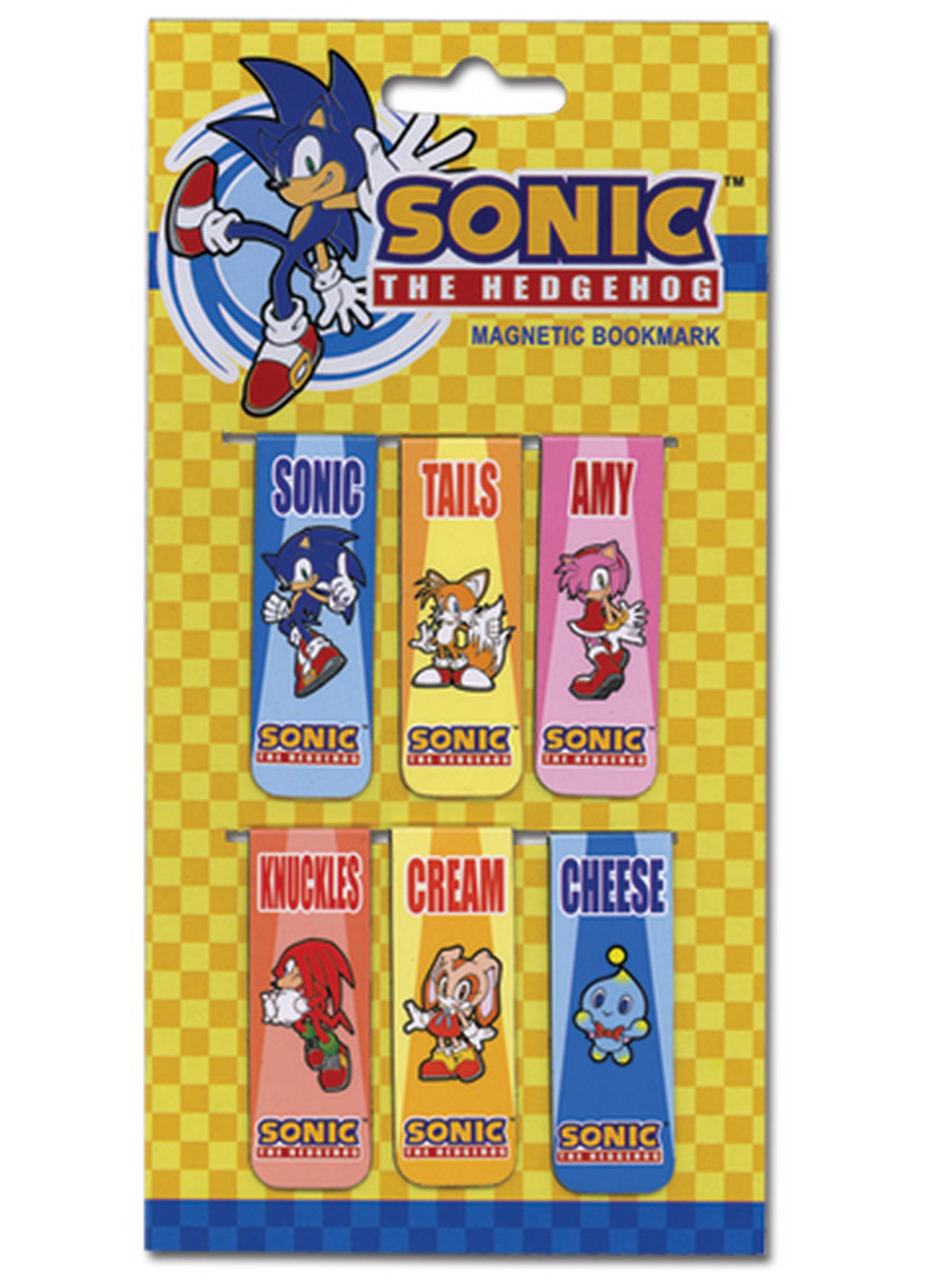 Sonic The Hedgehog - Group Magnetic Bookmark