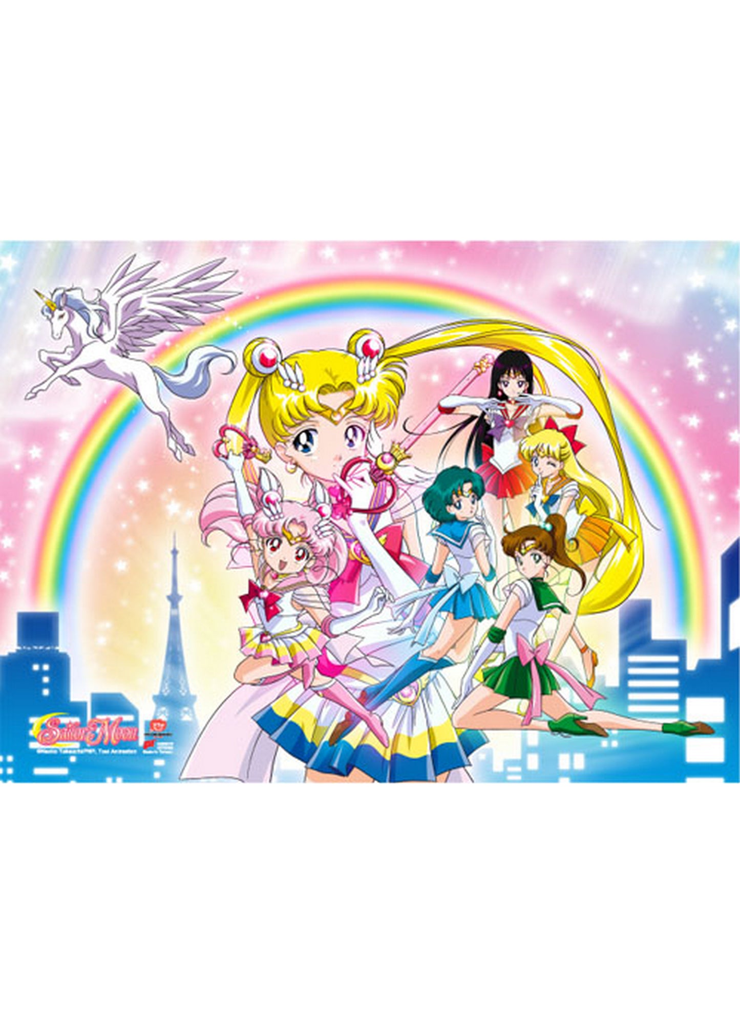 Sailor Moon Supers - Super Sailor Moon Group 1 Wall Scroll 31"W x 43"H