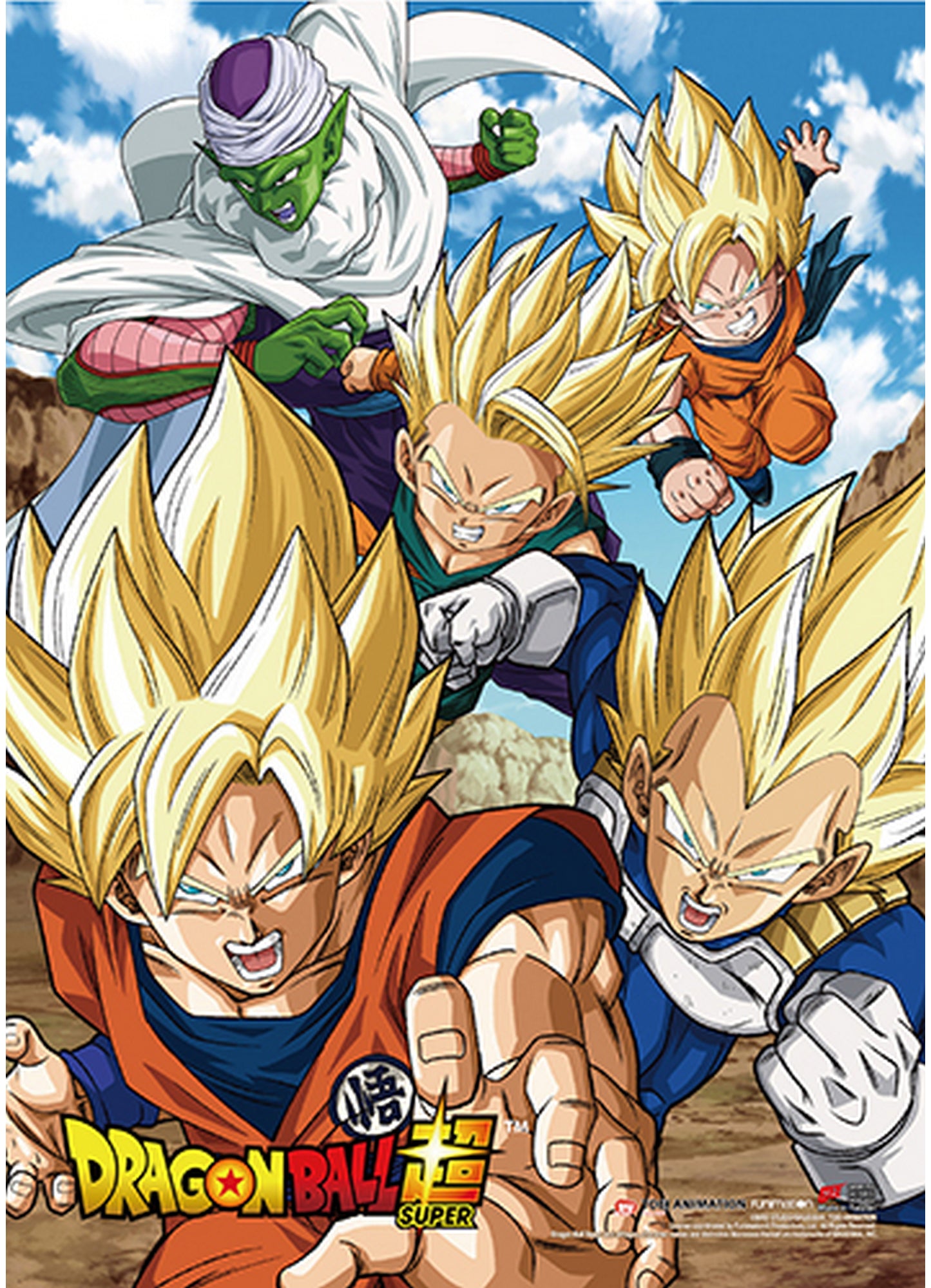 Dragon Ball Super - Battle Of Gods Group 02 Wall Scroll 31"W x 43"H