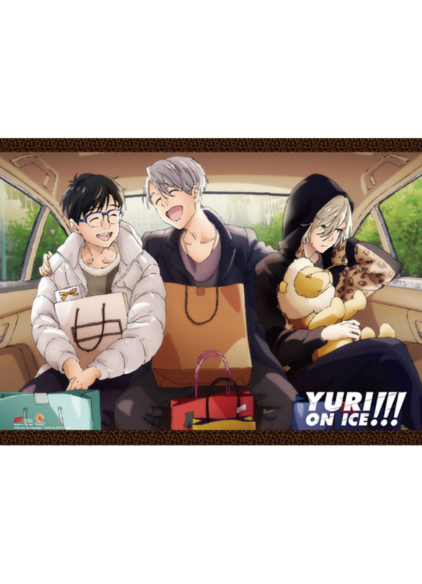Yuri! On Ice - Yuri Katsuki, Victor Nikiforov & Yuri Plisetsky "Yurio" 6 Wall Scroll 31"W x 43"H