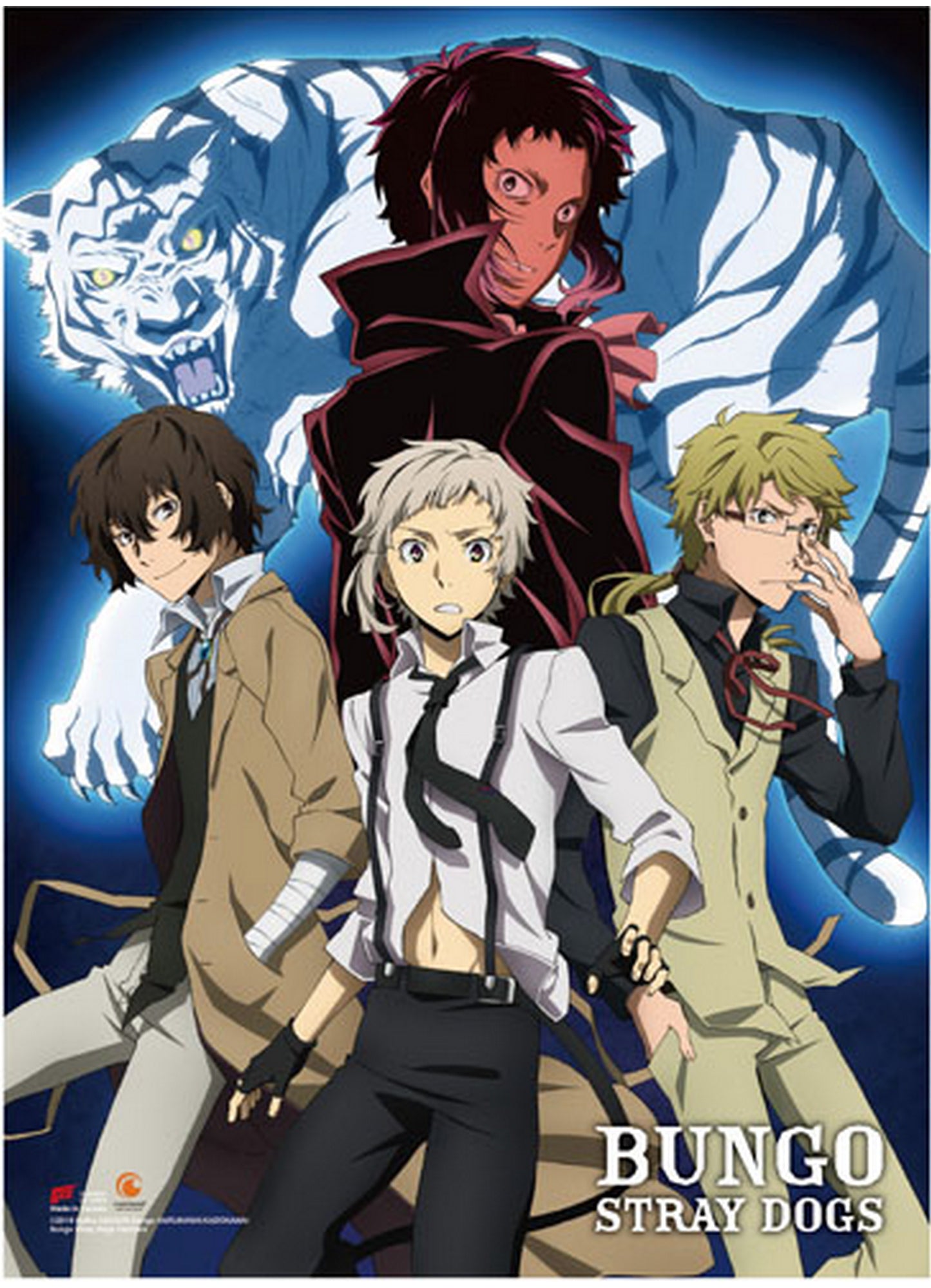 Bungo Stray Dogs Partners S1 - Group 2 Wall Scroll 31"W x 43"H