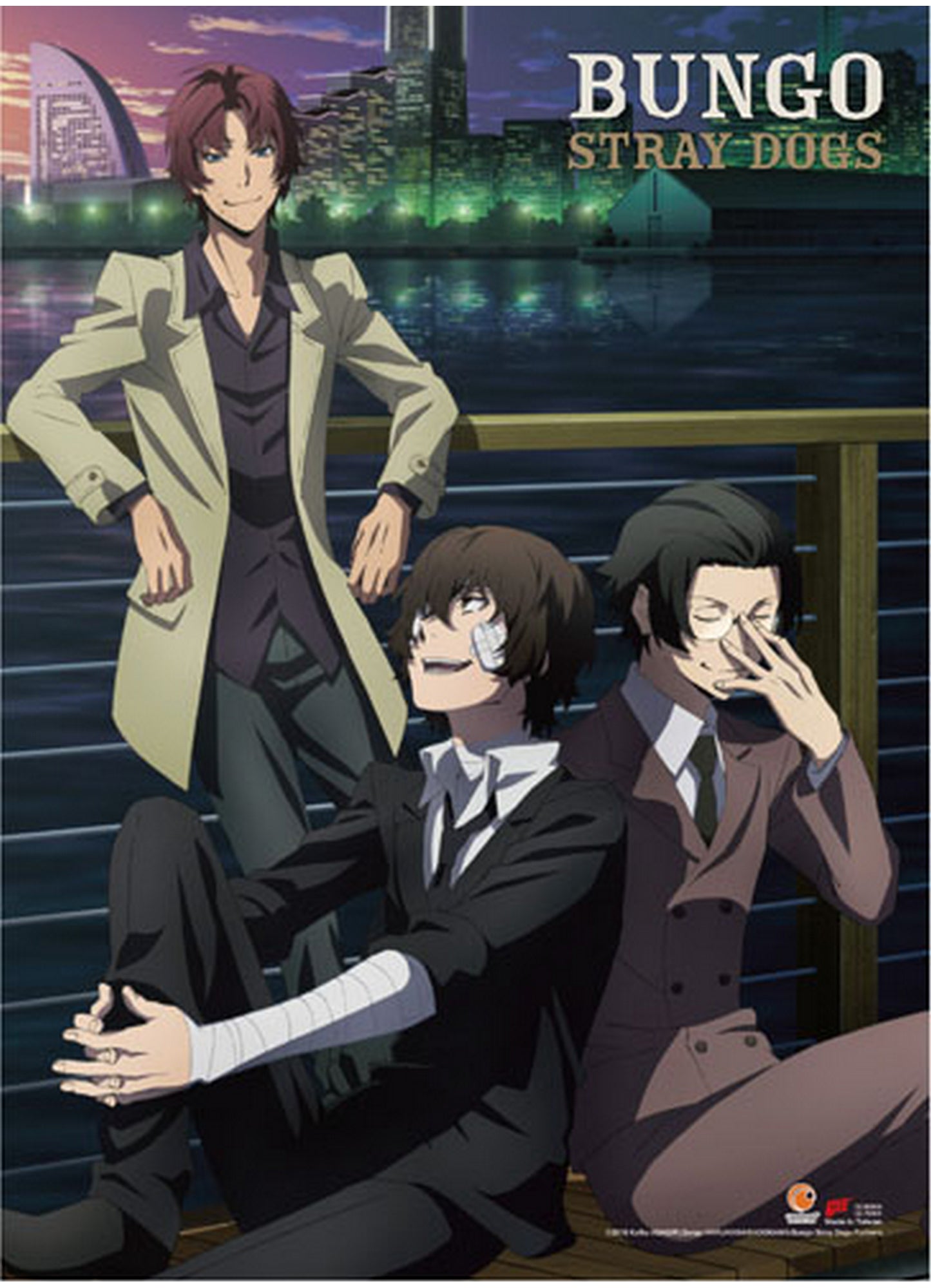 Bungo Stray Dogs Partners S1 - Group 03 Wall Scroll 31"W x 43"H