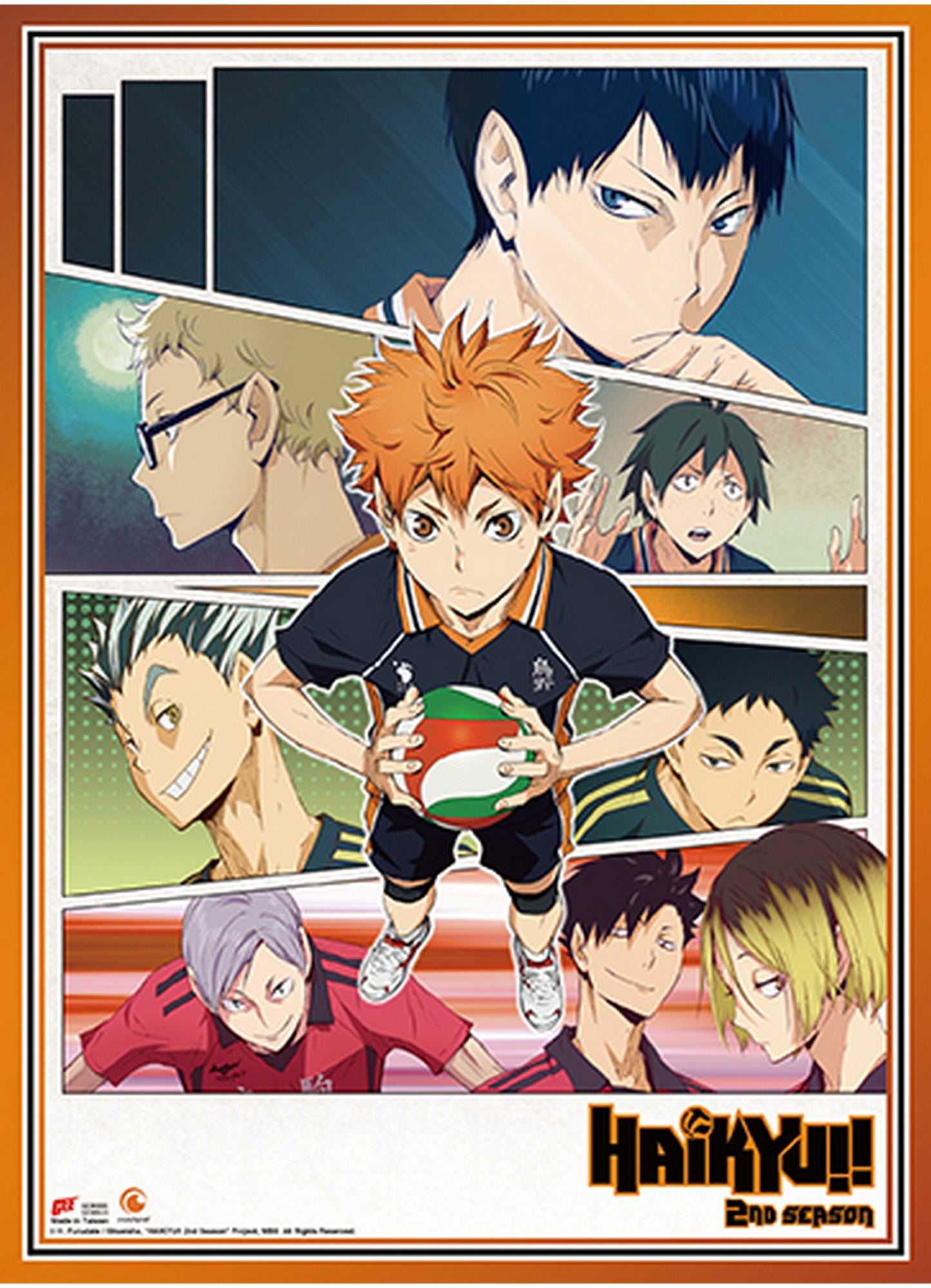 Haikyu S2 - Key Art 2 Wall Scroll 31"W x 43"H