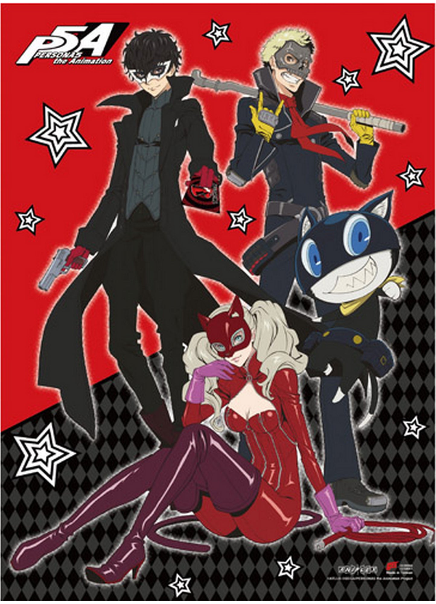 Persona 5 The Animation - Group 1 Wall Scroll 31"W x 43"H