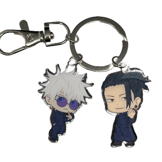 Jujutsu Kaisen Hidden Inventory Arc - Satoru Gojo & Suguru Geto Metal Charms Keychain