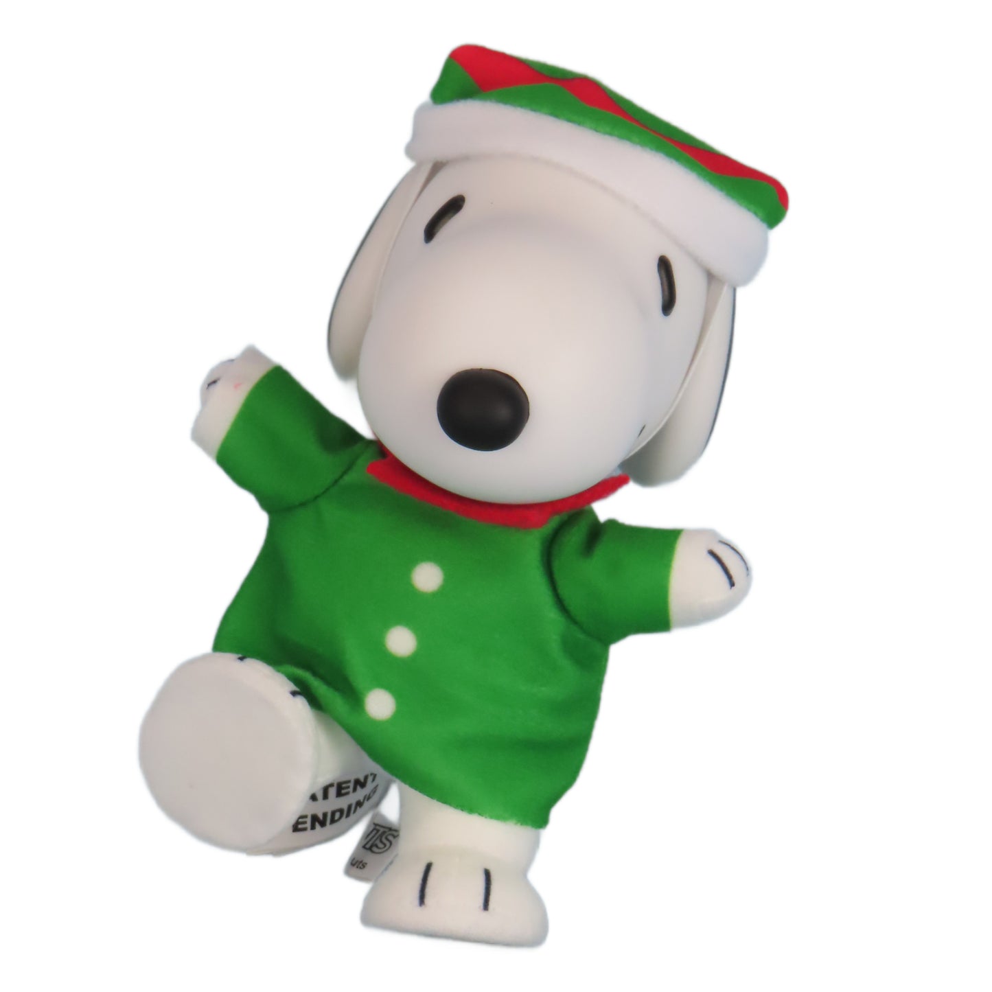 Peanuts - Snoopy (Holiday Elf Costume) Figurekey Plush 4.5" H