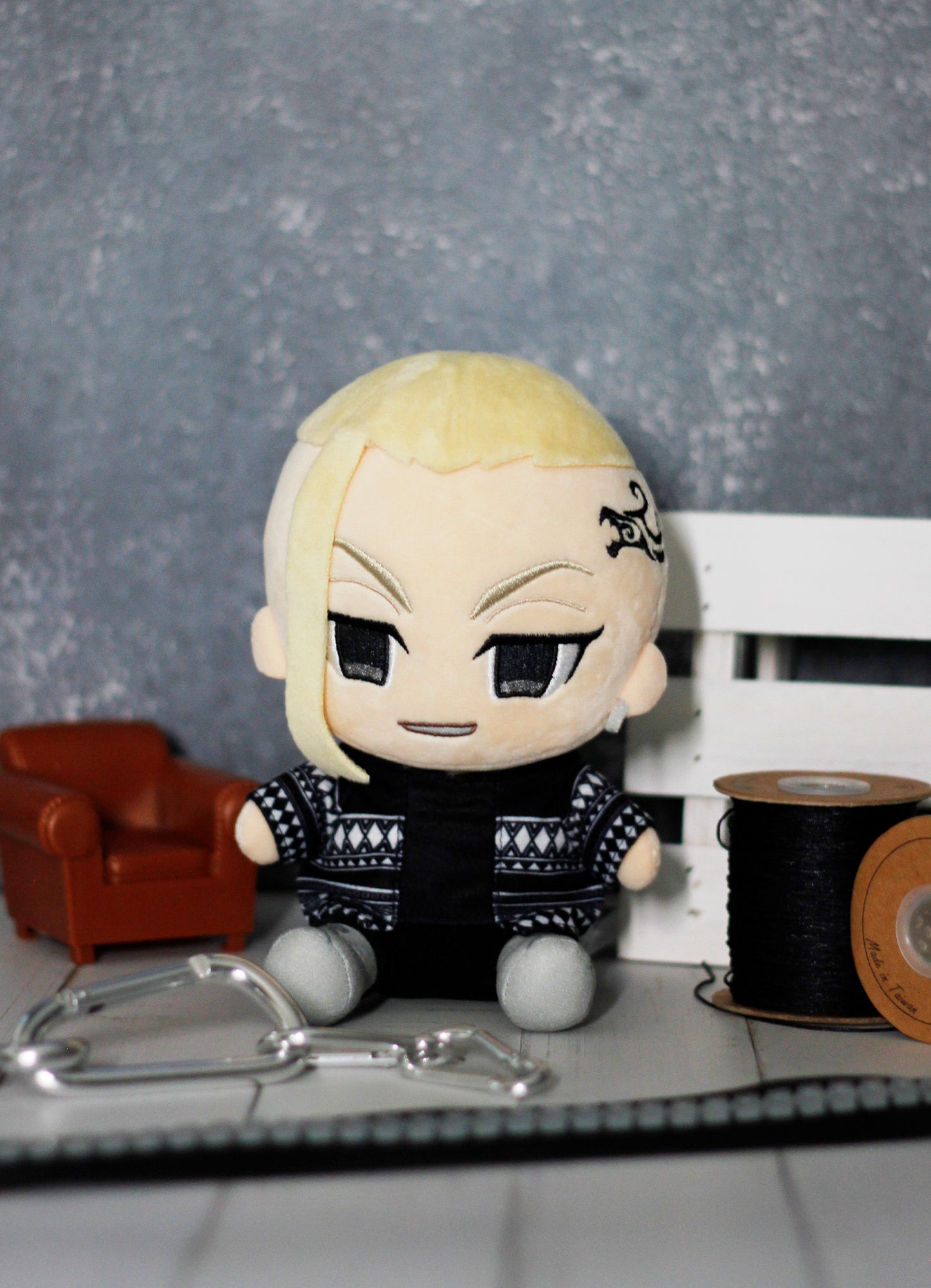 Tokyo Revengers - Ryuguji Ken Sitting Pose Plush 7"H