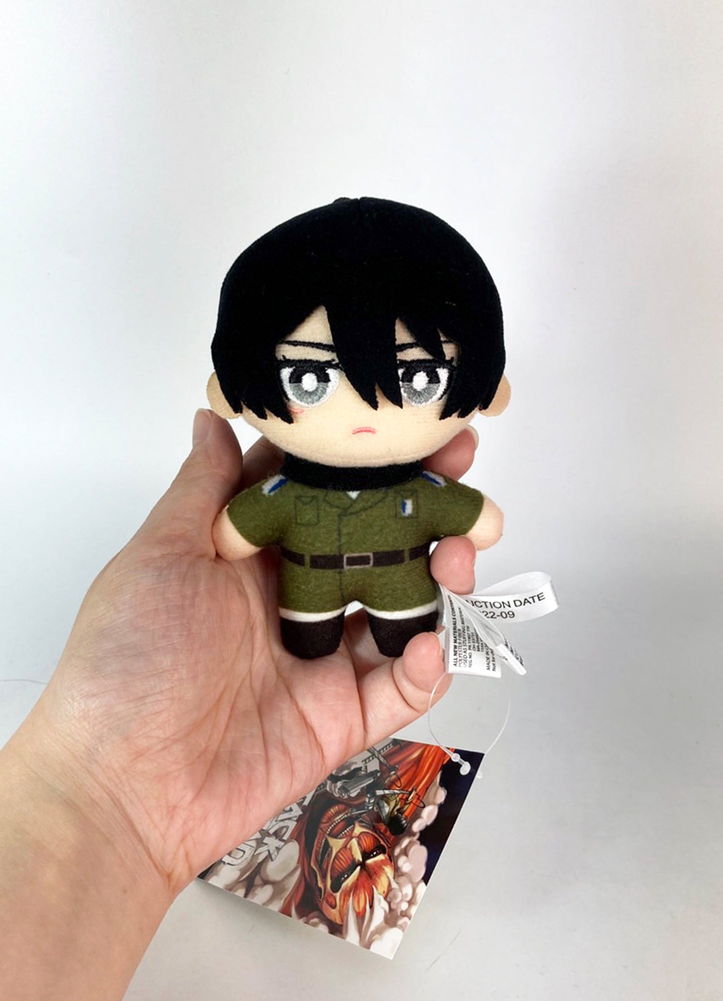 Attack On Titan (Manga) - Mikasa Ackerman Plush 4.5"H