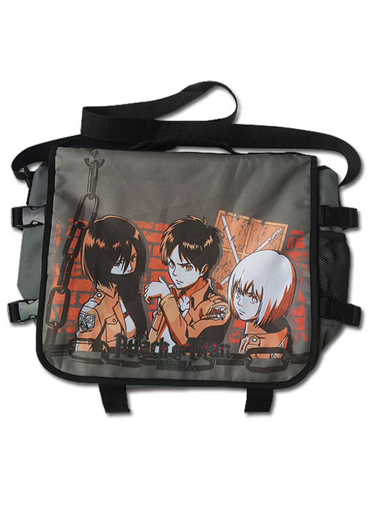Attack On Titan - Group Orange Messenger Bag