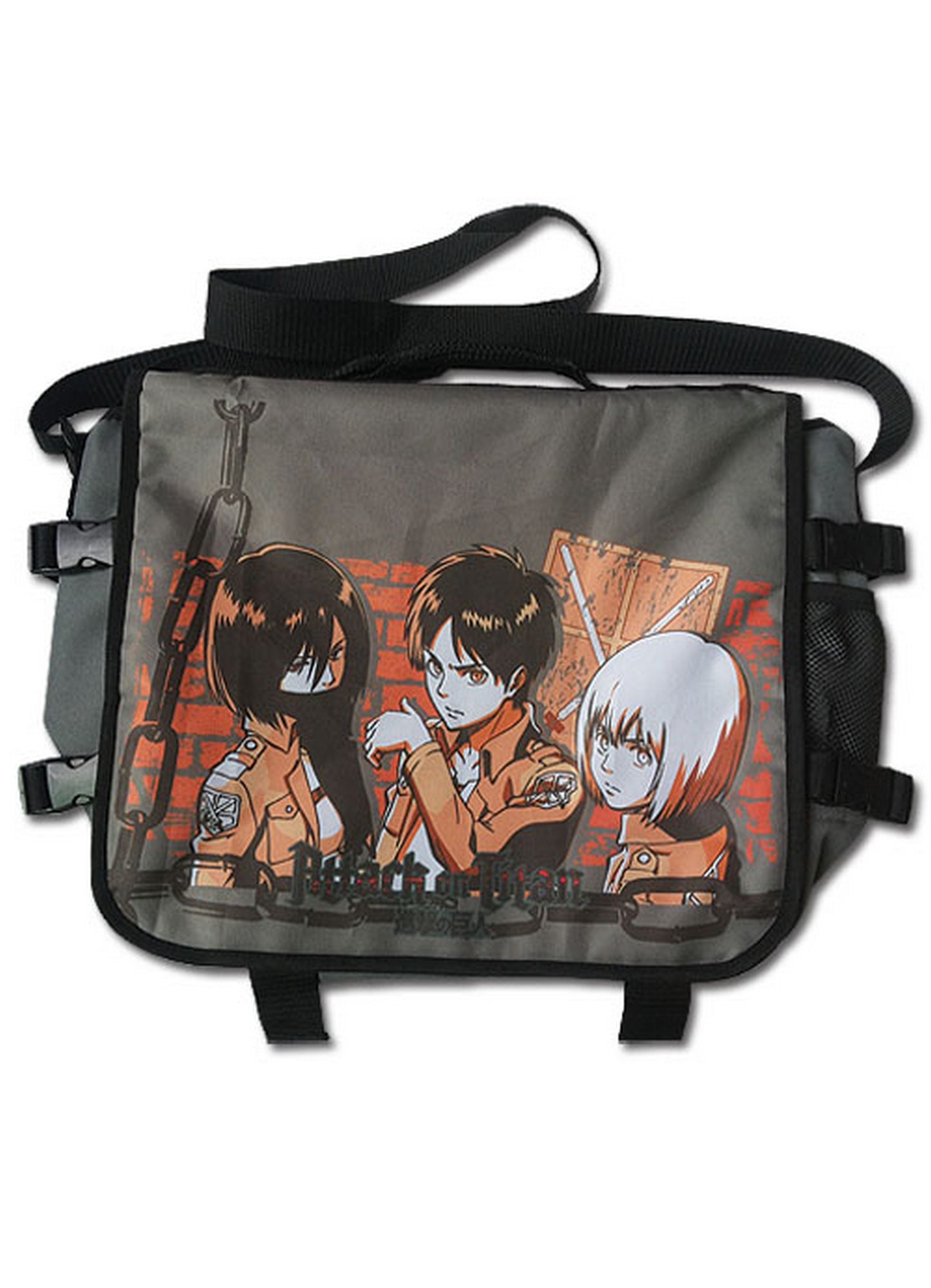 Attack On Titan - Group Orange Messenger Bag