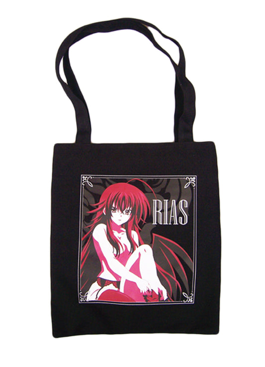 High School DxD - Rias Gremory Black Tote Bag