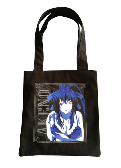 High School DxD - Akeno Himejima Black Tote Bag