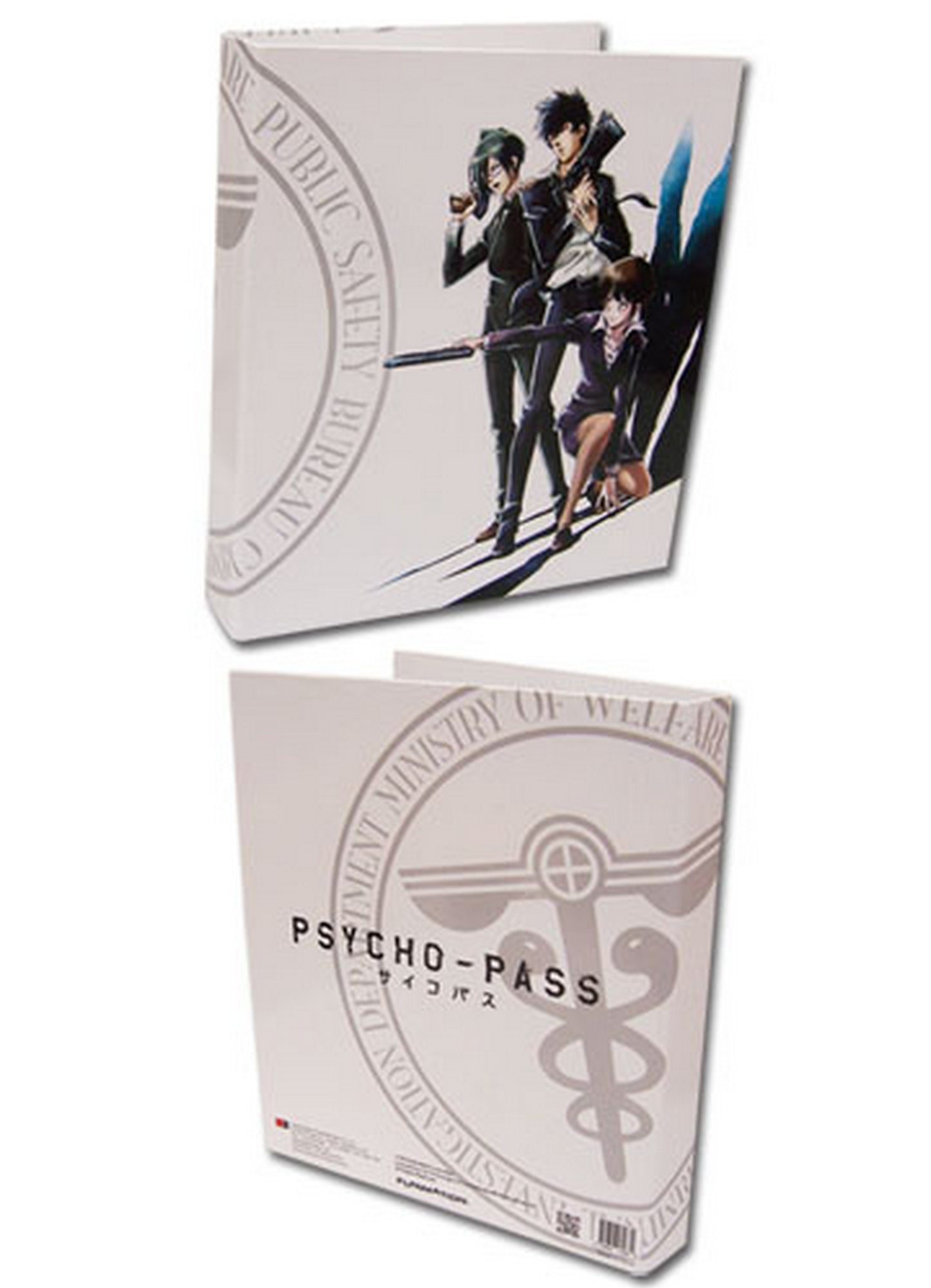 Psycho Pass - Shinya Kogami Kogami, Akane Tsunemori & Shougo Makishima Binder