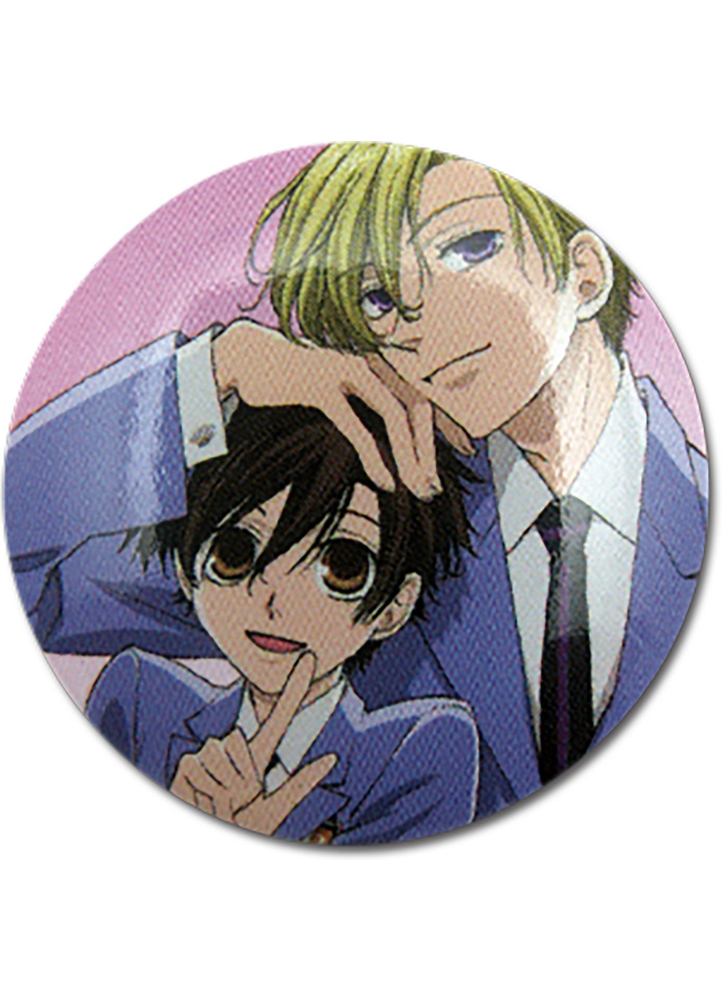 Ouran High School Host Club - Haruhi Fujioka And Tamaki Suoh Button