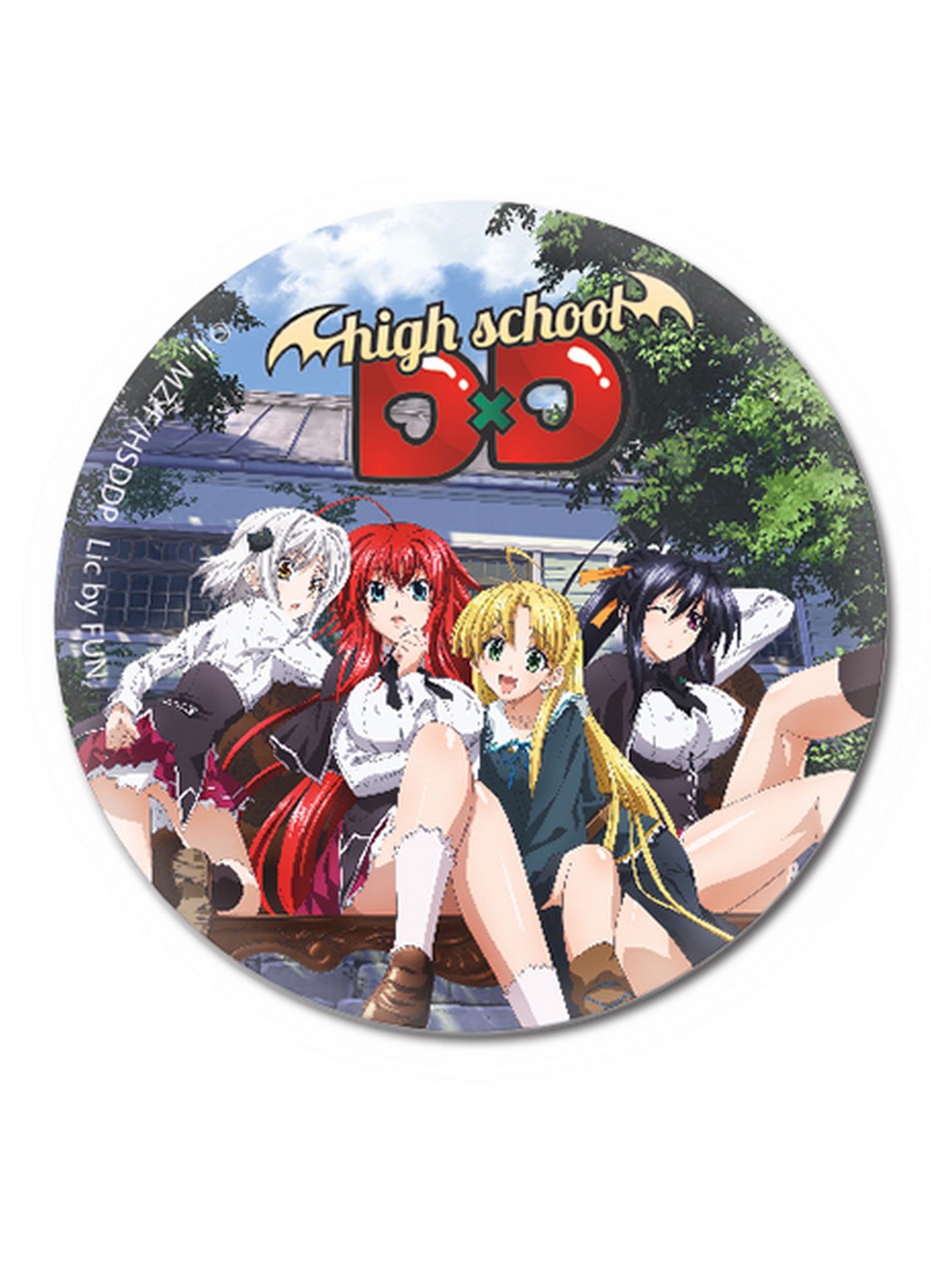 High School DxD - Girls Group Button 1.25"