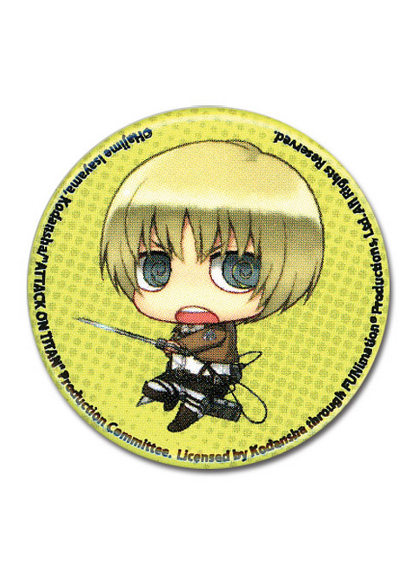 Attack On Titan - SD Levi Ackerman Button 1.25"