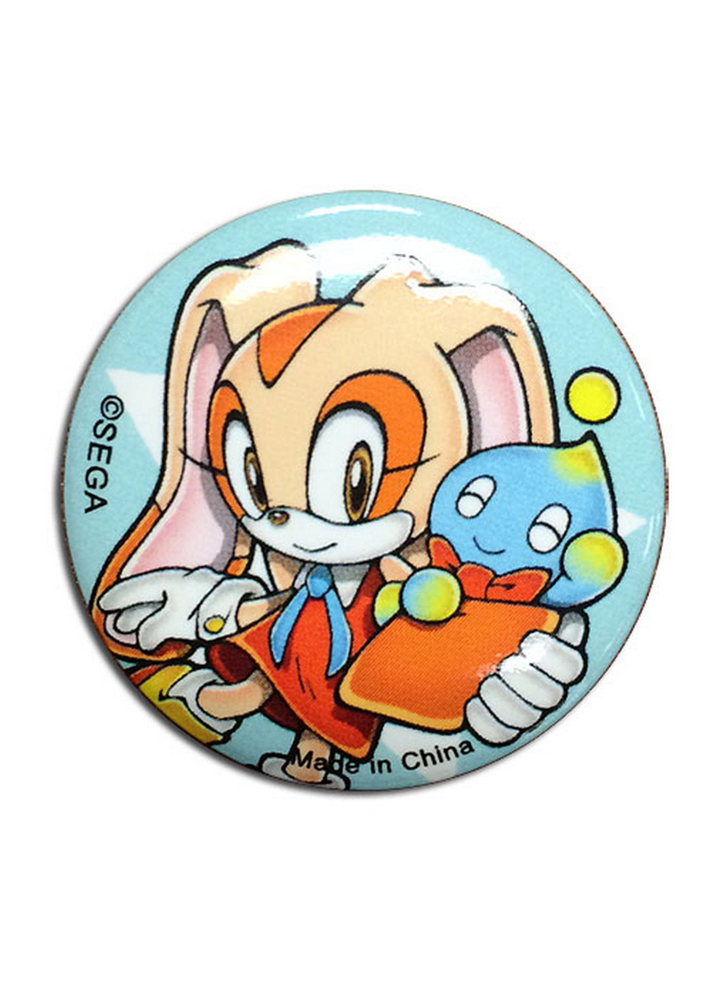 Sonic The Hedgehog - Cream The Rabbit & Chao "Cheese" 1.25" Button