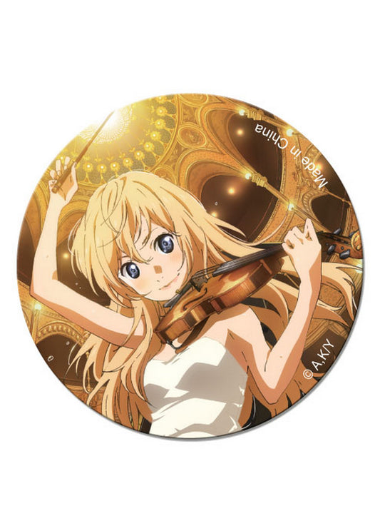 Your Lie In April - Kaori Miyazono Button