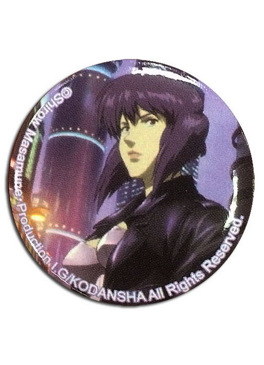 Ghost in The Shell - Motoko Kusanagi Cityscape Button