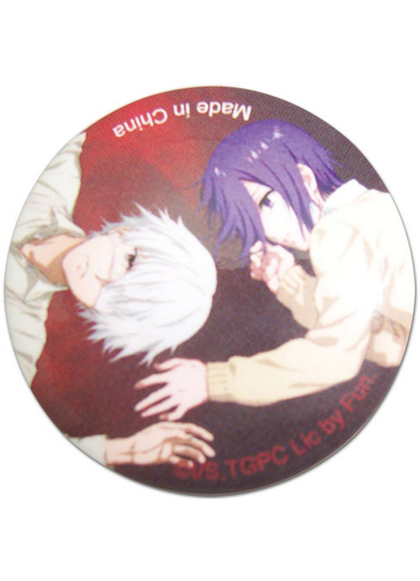 Tokyo Ghoul - Ken Kaneki And Touka Kirishima Button