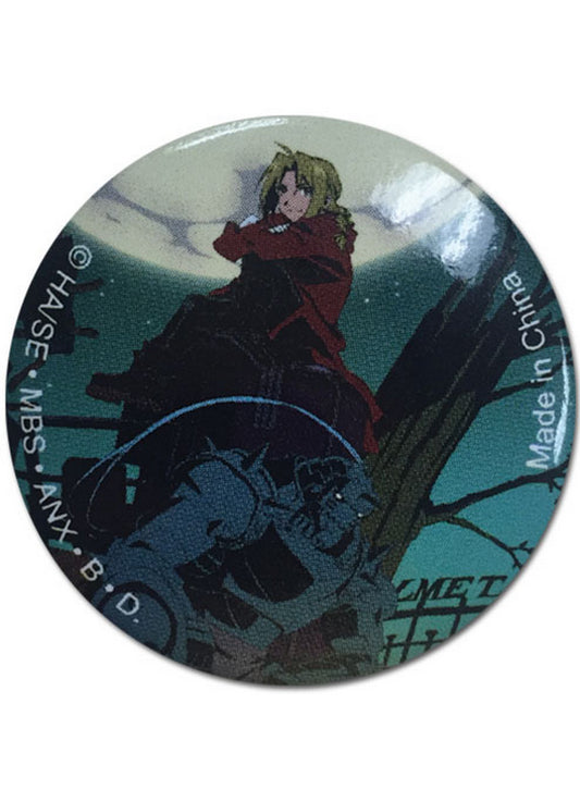 Fullmetal Alchemist - Edward Elric "Ed" And Alphonse Elric "Al" Camp Button