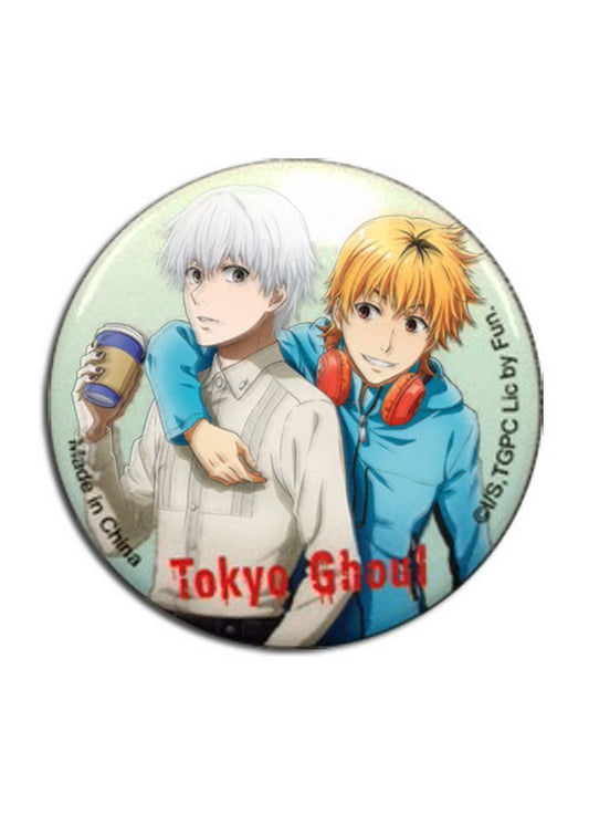 Tokyo Ghoul - Ken Kaneki And Hideyoshi"Hide" Nagachika Button 1.25"