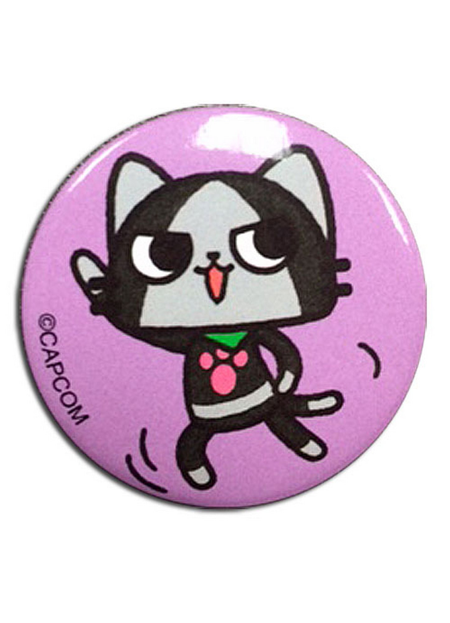 Airou From The Monster Hunter - Merarou Dance Button 1.25"