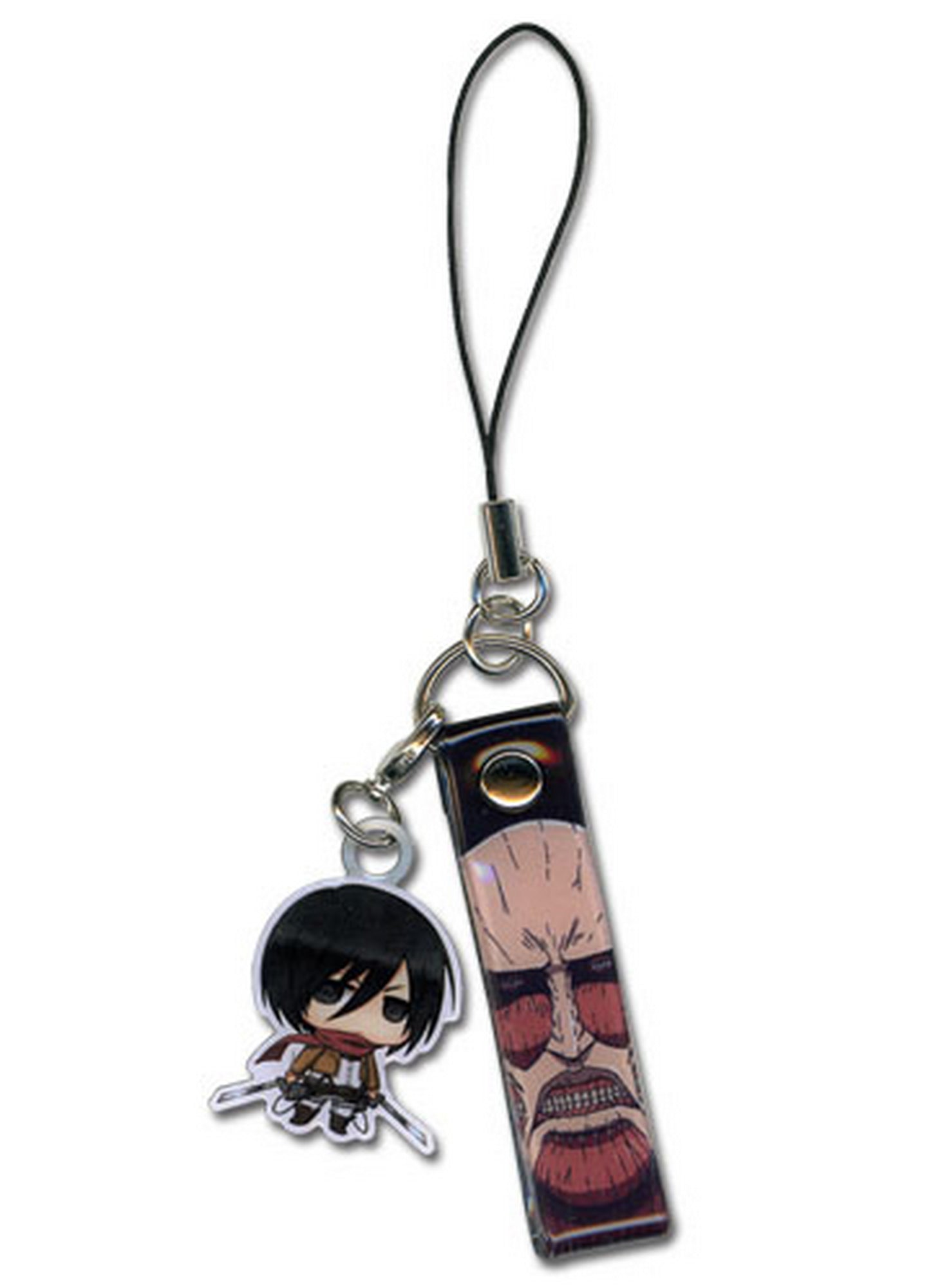 Attack On Titan - Mikasa Ackerman SD Metal Cell Phone Charm