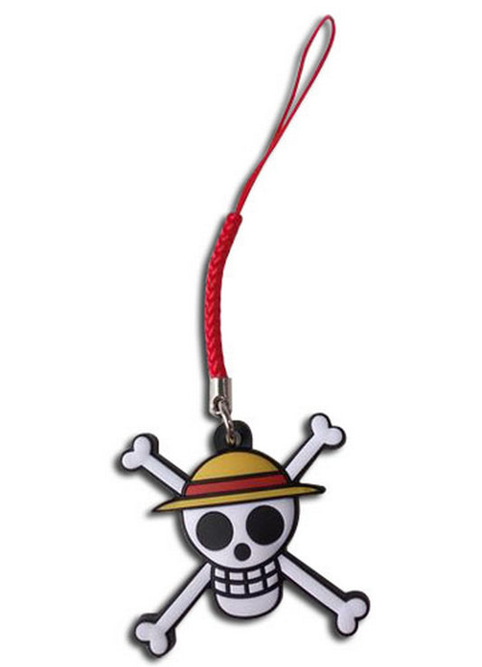 One Piece - Straw Hat Pirates Jolly Roger PVC Cell Phone Charm