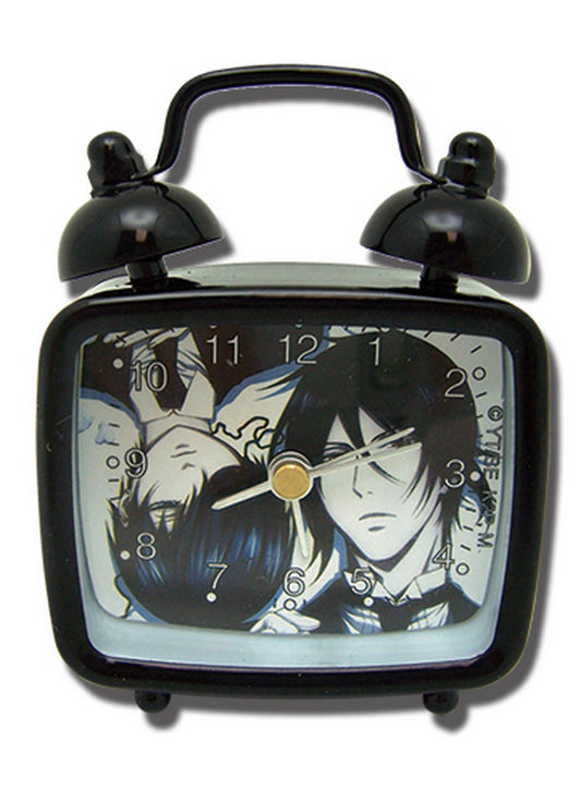 Black Butler 2 - Sebastian Michaelis And Ciel Phantomhive Square Desk Clock