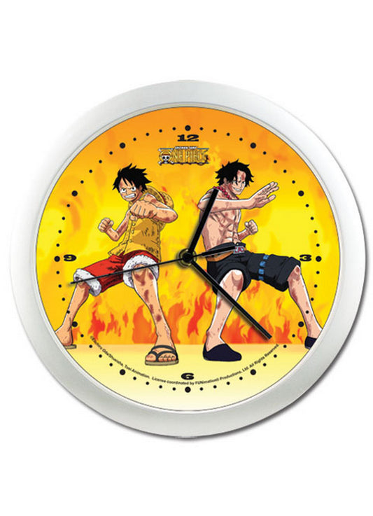 One Piece - Monkey D. Luffy & Portgas D. Ace Wall Clock