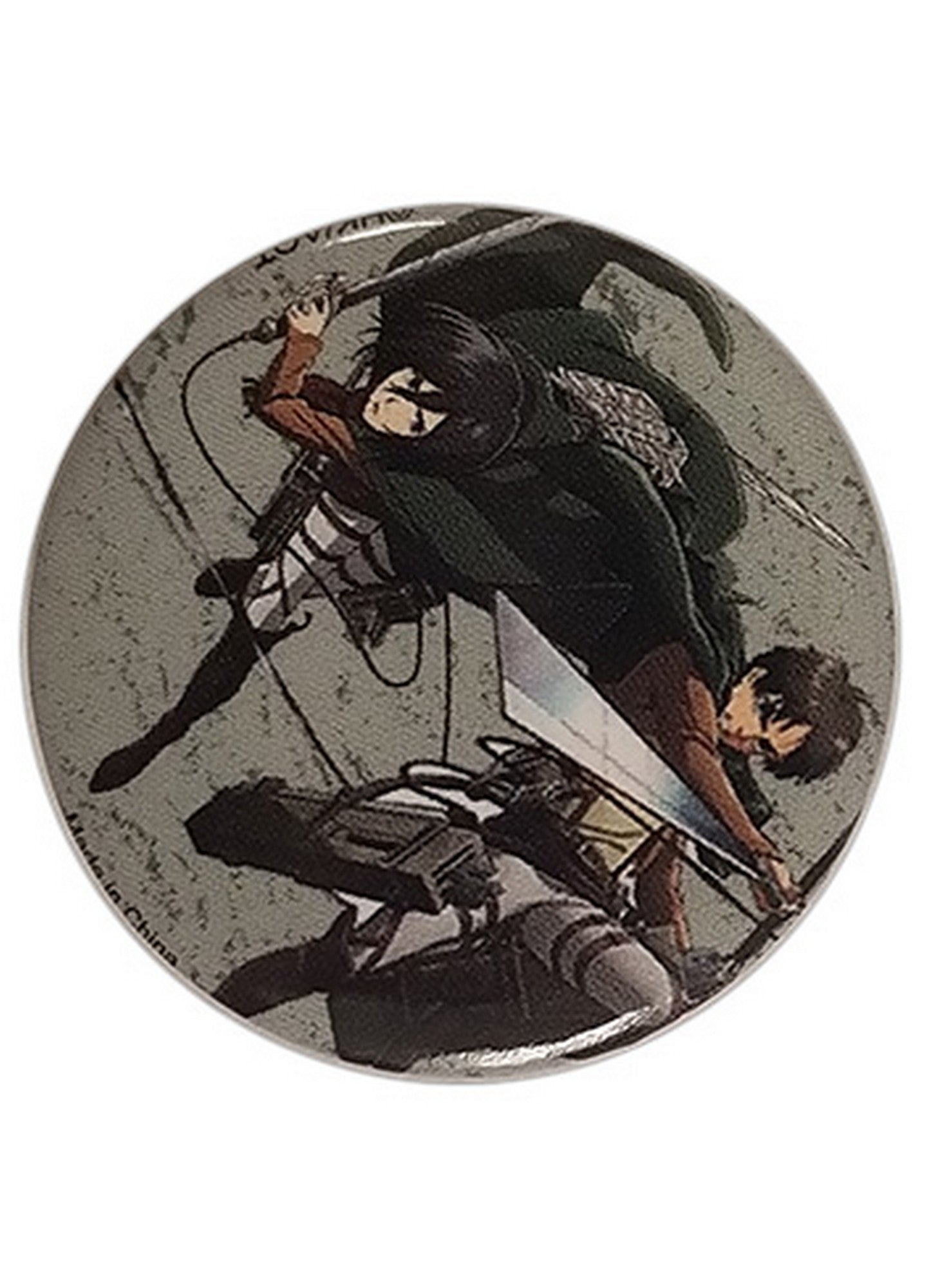 Attack on Titan Season 2 - Eren Yeager & Mikasa Ackerman Button 1.25"