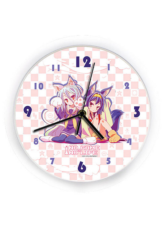 No Game No Life - Shiro & Izuna Hatsuse Wall Clock