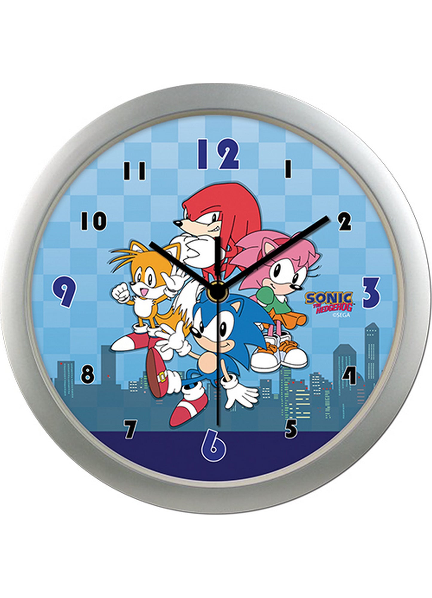 Sonic Classic - Main Group With City Wall Clock