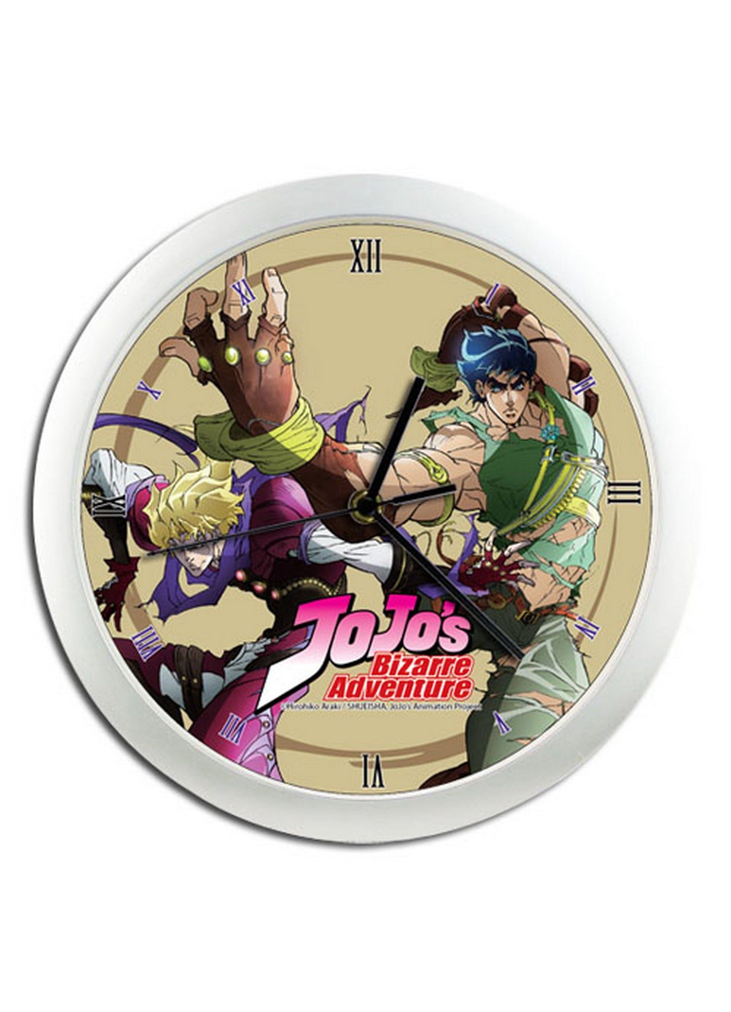 Jojos Bizarre Adventure - Jonathan Joestar & Dio Brando Wall Clock