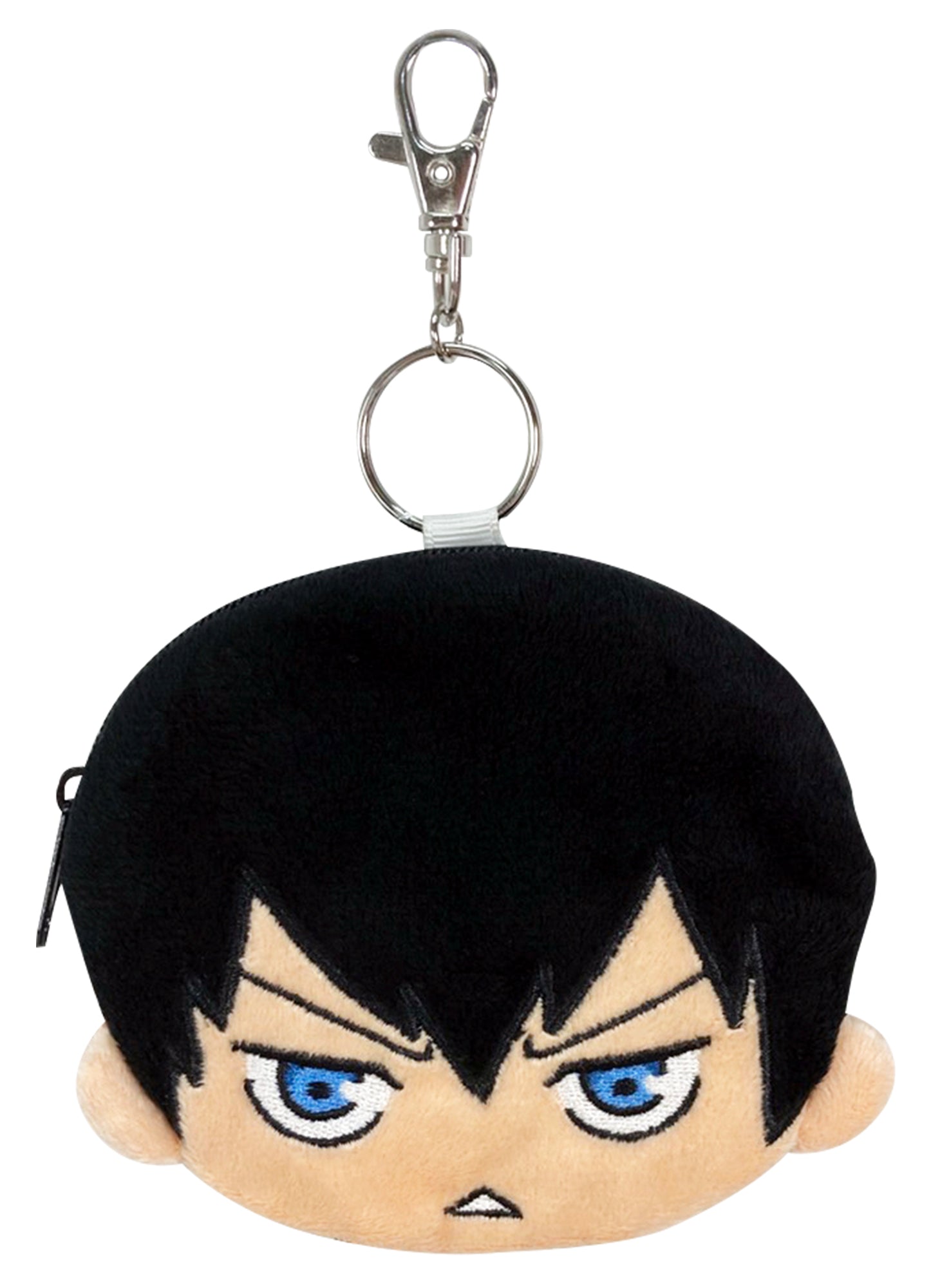 Haikyu - Tobio Kageyama Face Plush Coin Purse 4"H