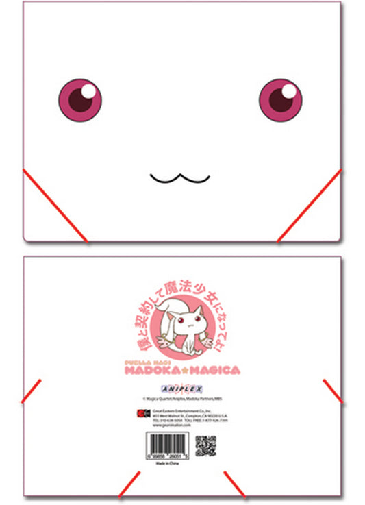 Madoka Magica - Kyubey Elastic Band PP Document Folder