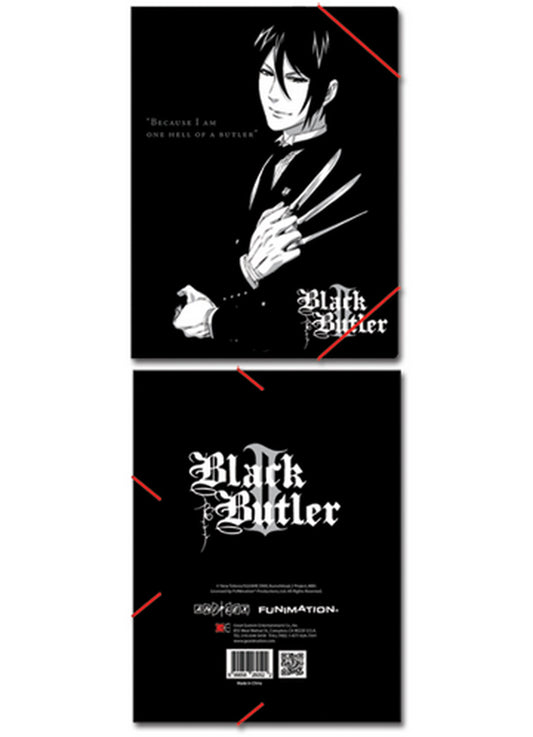 Black Butler 2 - Sebastian Michaelis Elastic Band PP Document Folder