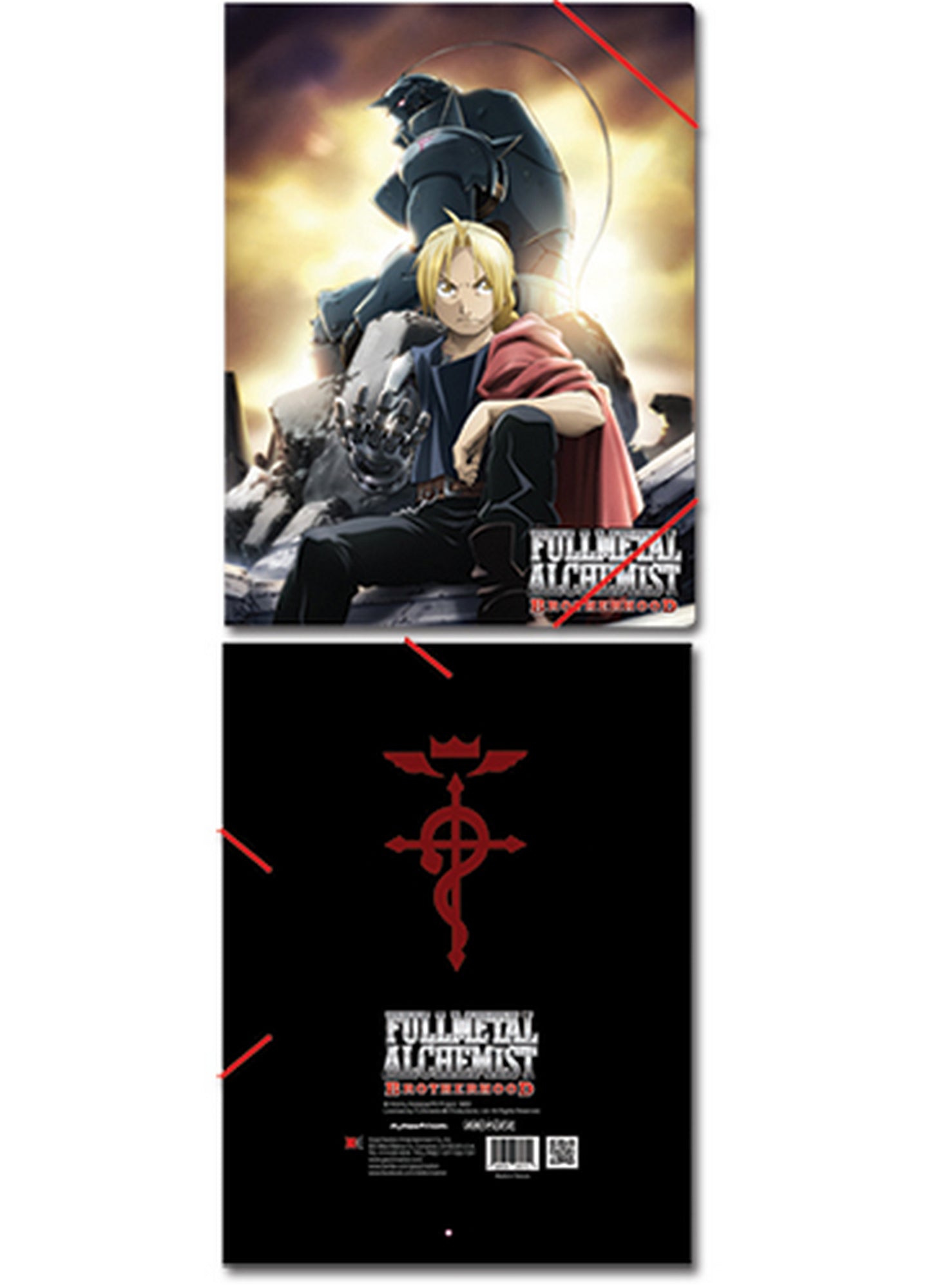 Full Metal Alchemist: Brotherhood - Group Elastic Band PP Document Folder