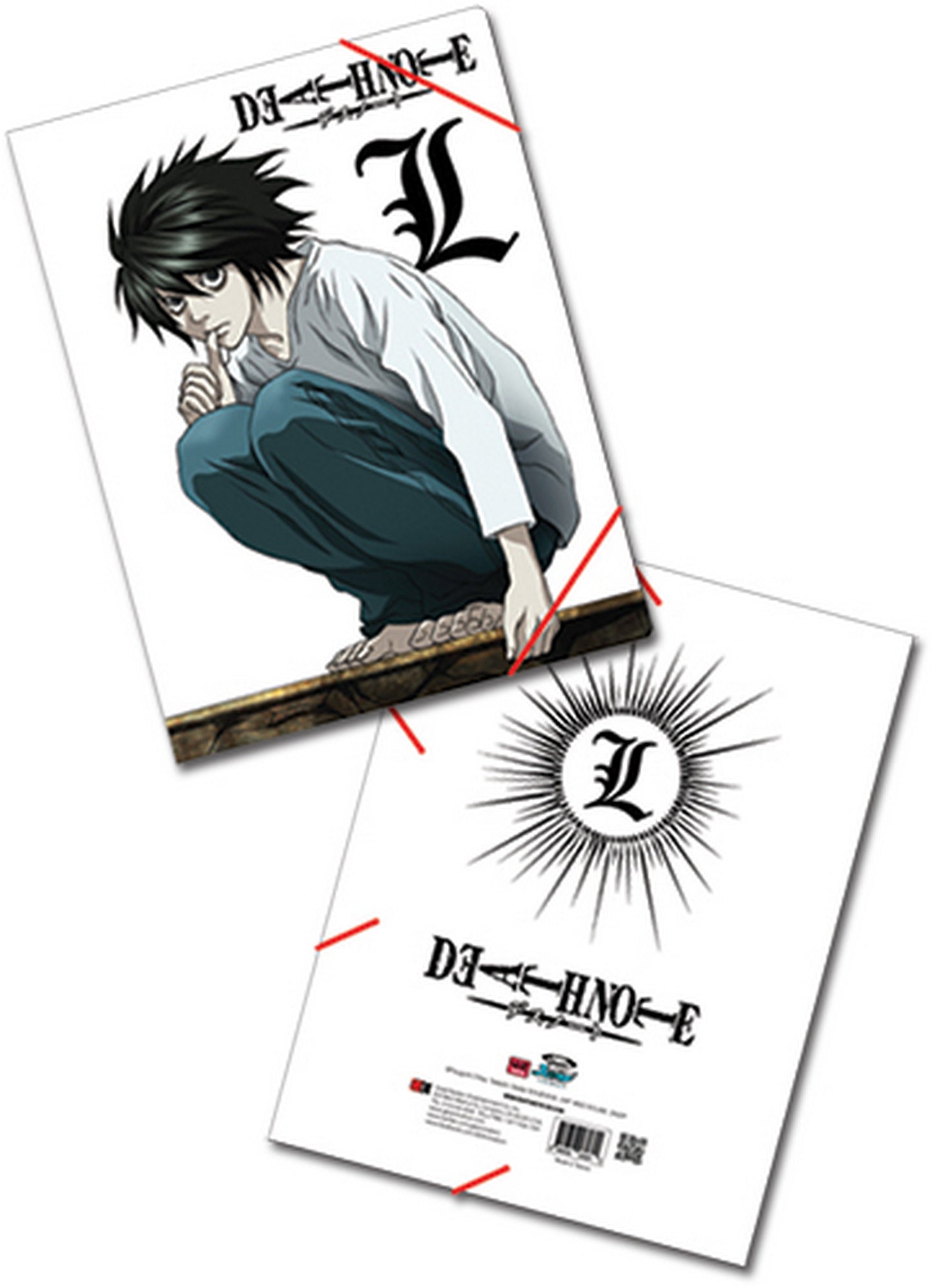 Death Note - L Elastic Band PP Document Folder