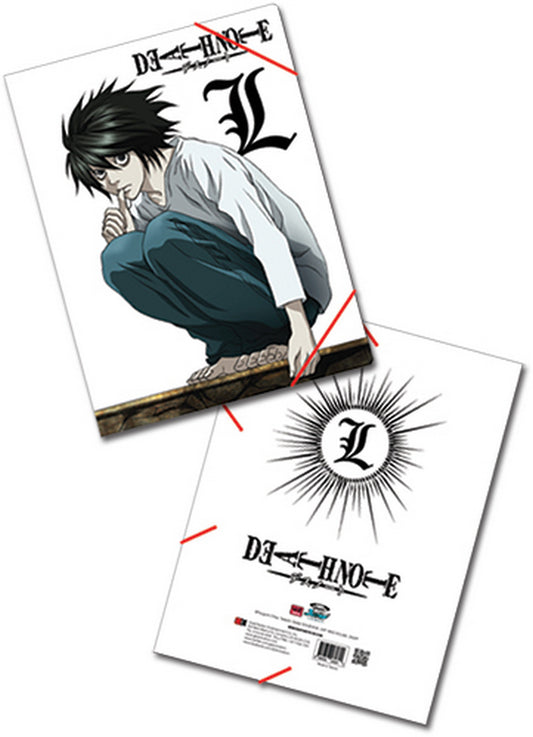 Death Note - L Elastic Band PP Document Folder
