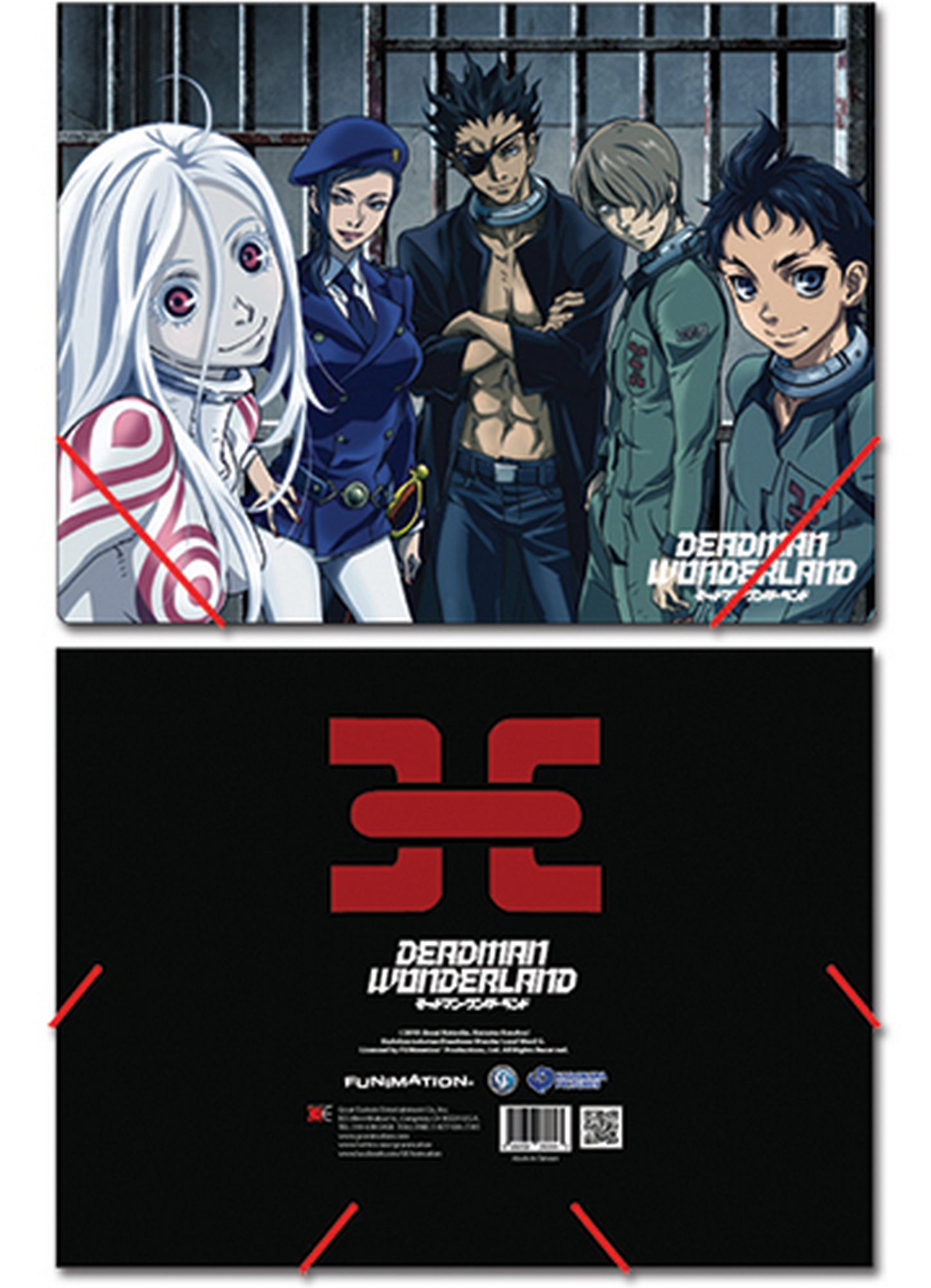 Deadman Wonderland - Group Elastic Band PP Document Folder