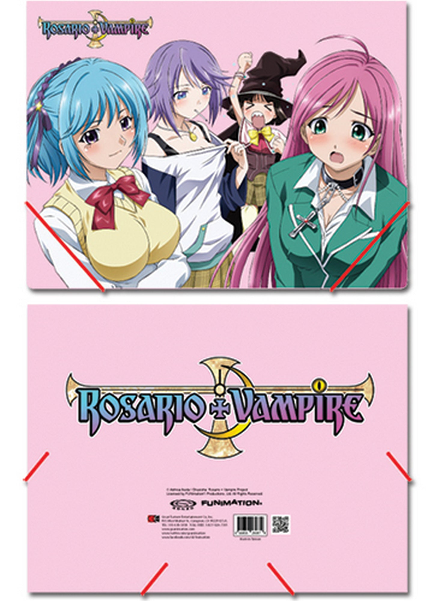 Rosario Vampire - Elastic Band PP Document Folder