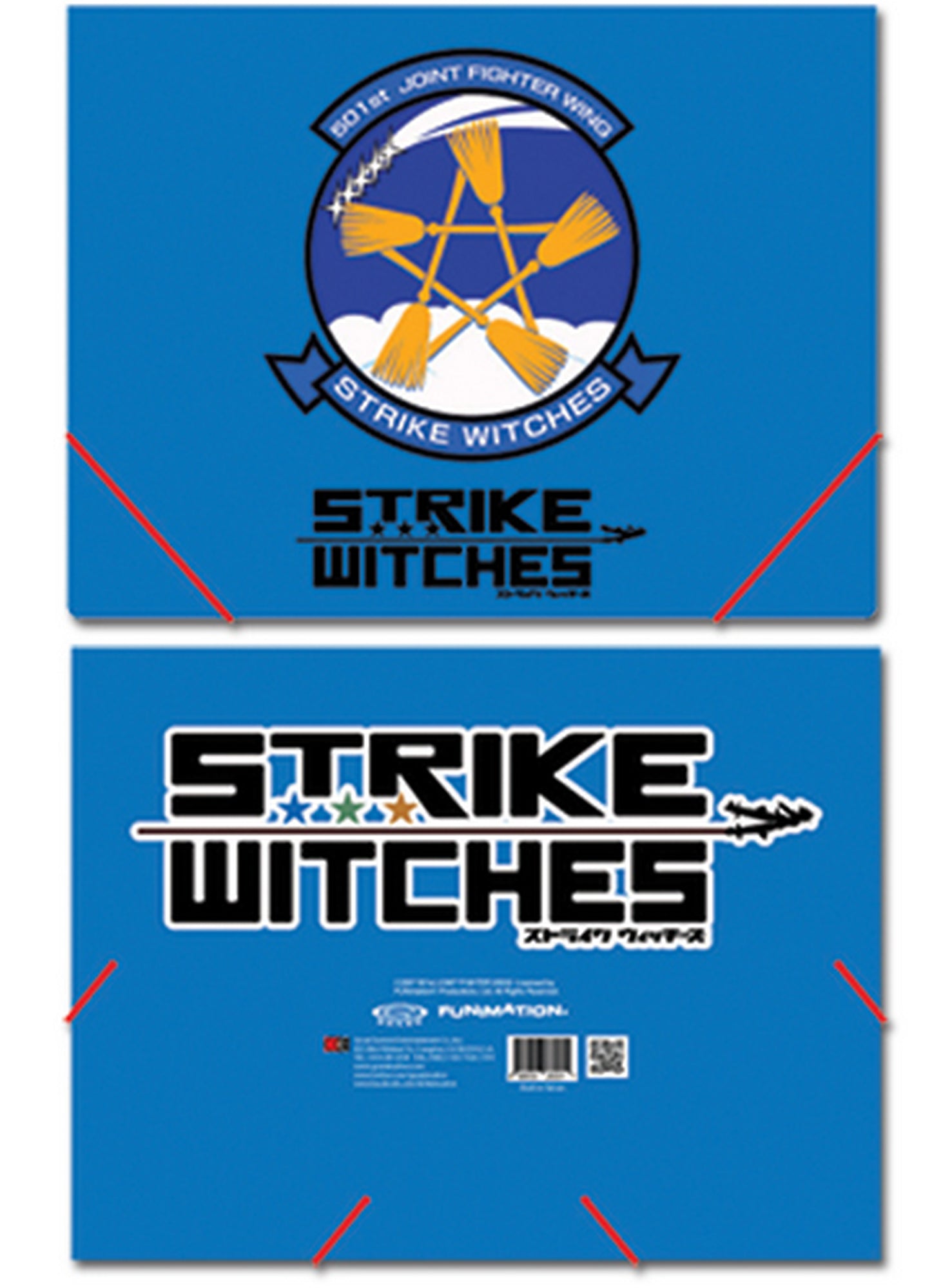 Strikes Witches - Logo Elastic Band PP Document Folder