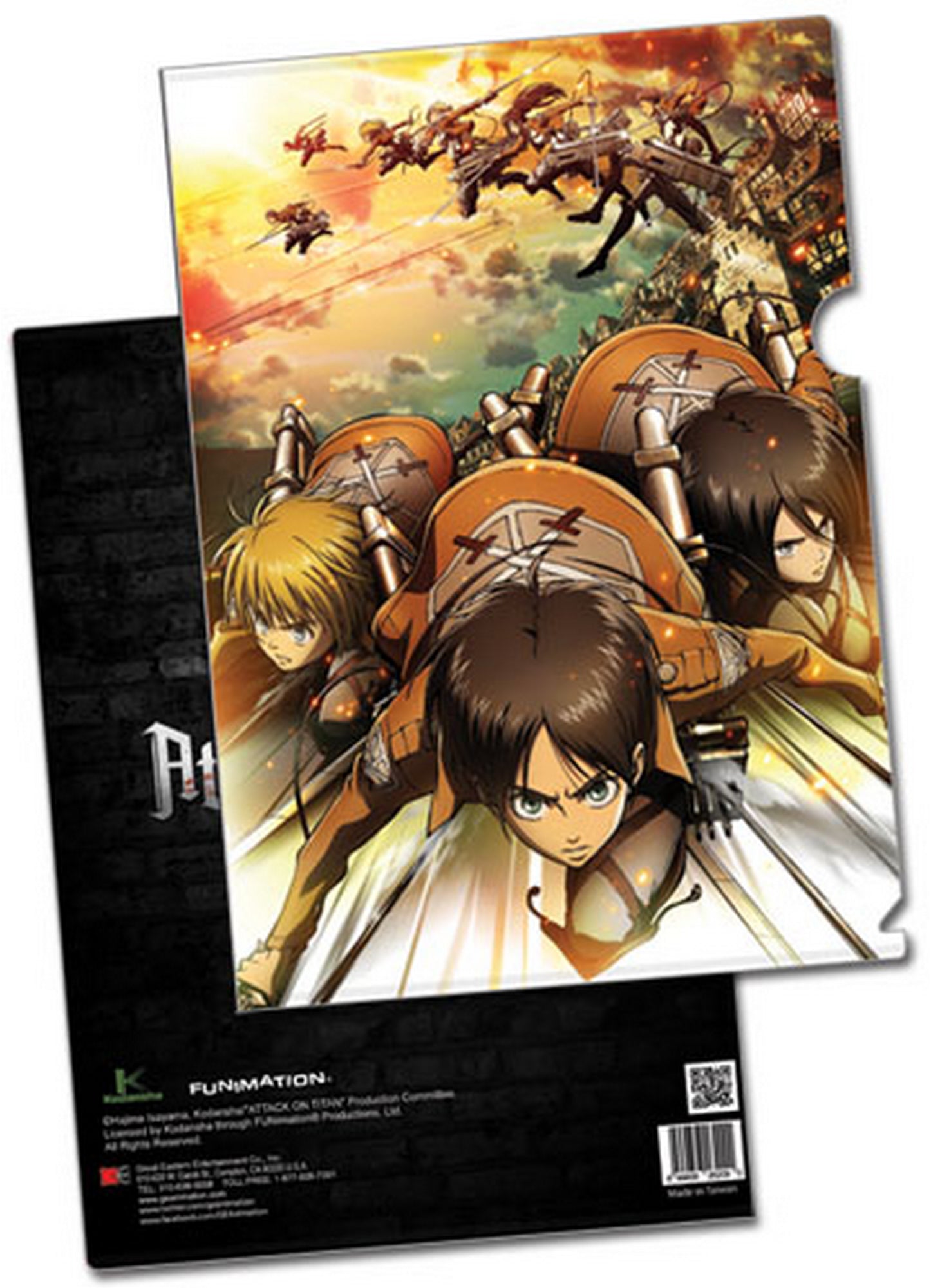 Attack On Titan - Regiment Attck File Folder (5 Pcs)