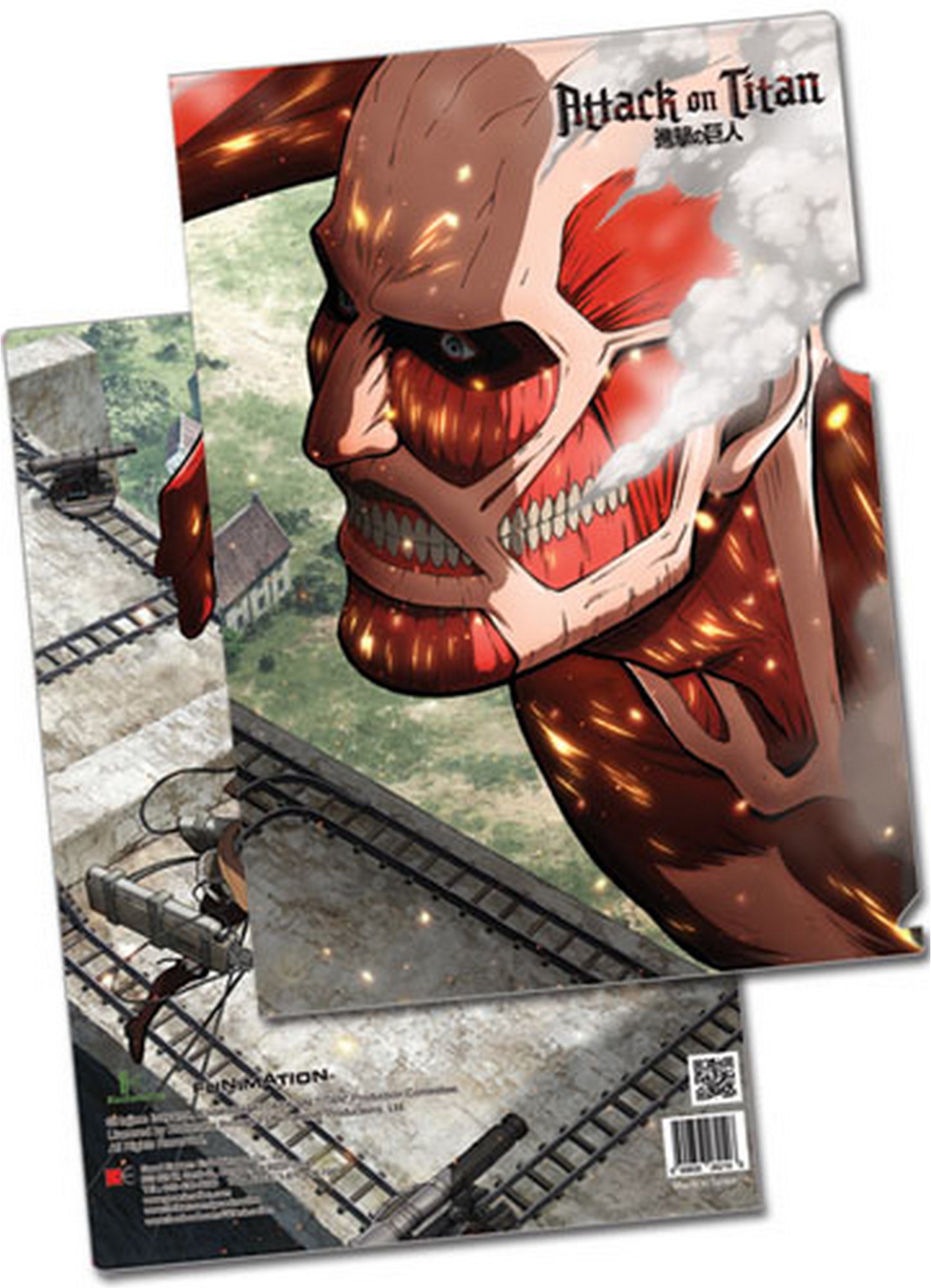 Attack On Titan - Eren Yeager Vs Colossal Titan File Folder (5 Pcs)