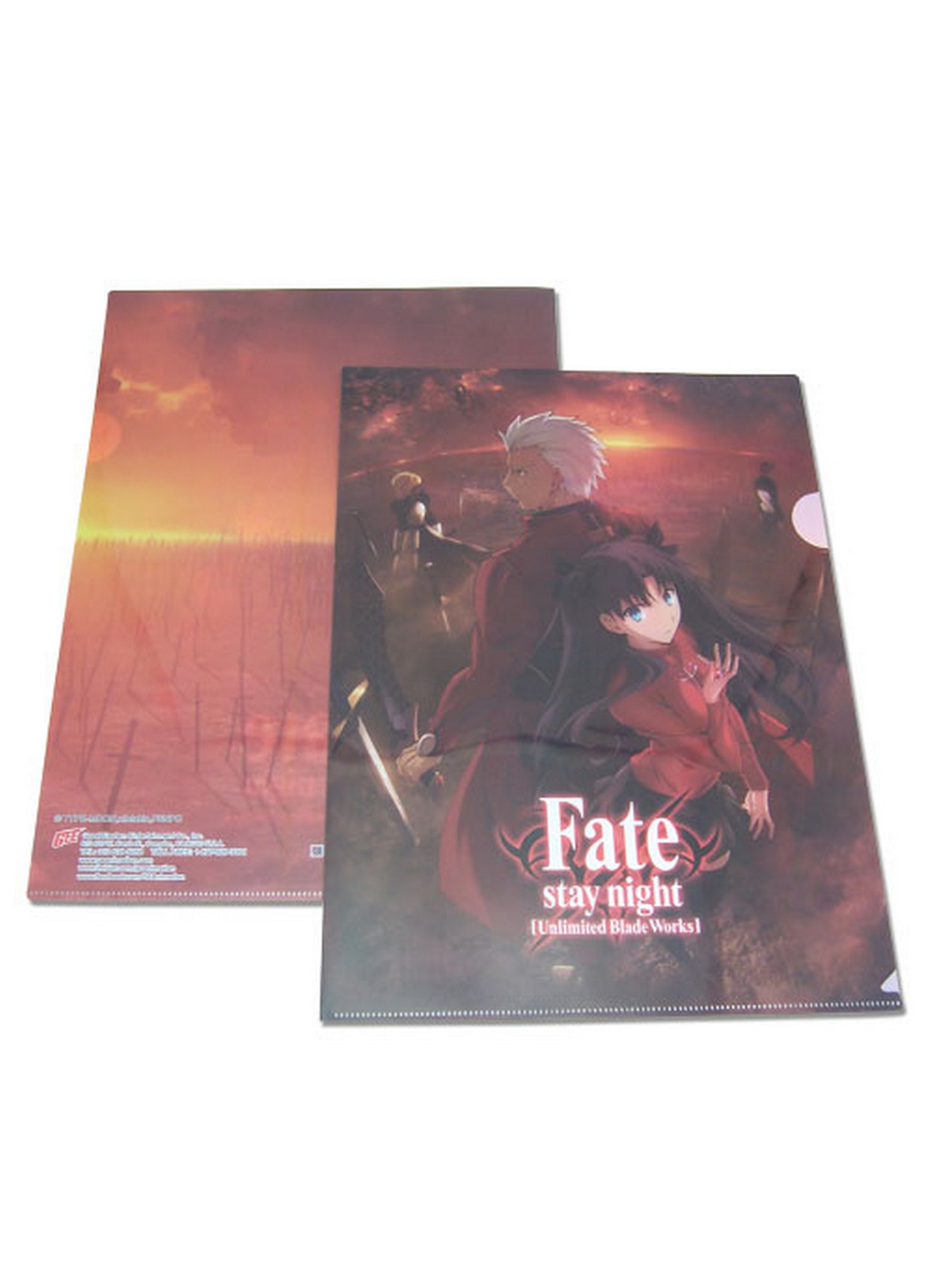 Fate/stay night - Rin Tohsaka & Archer File Folder (5 Pcs)