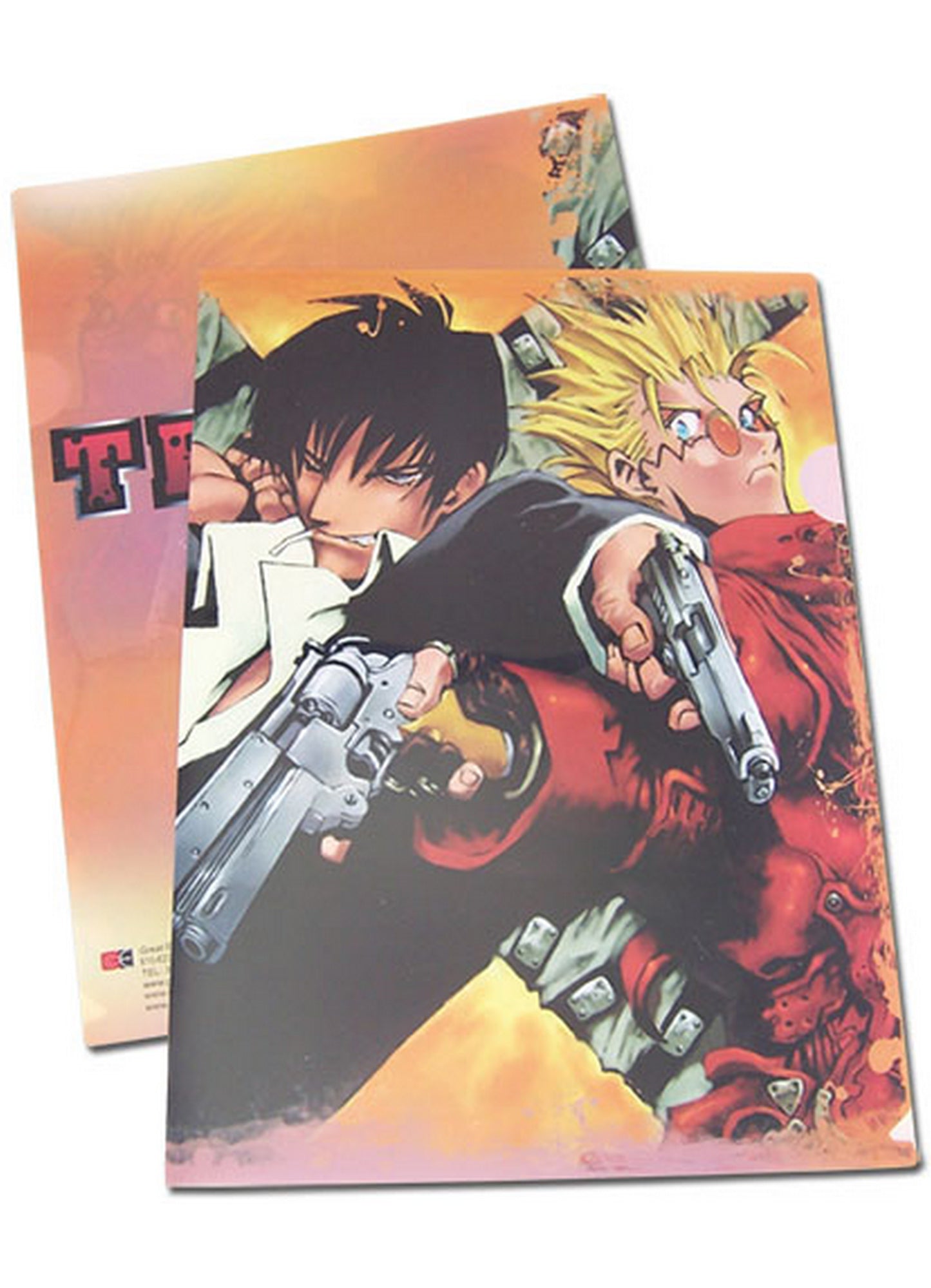 Trigun - Vash The Stampede And Nicholas File Folder (5 Pcs)