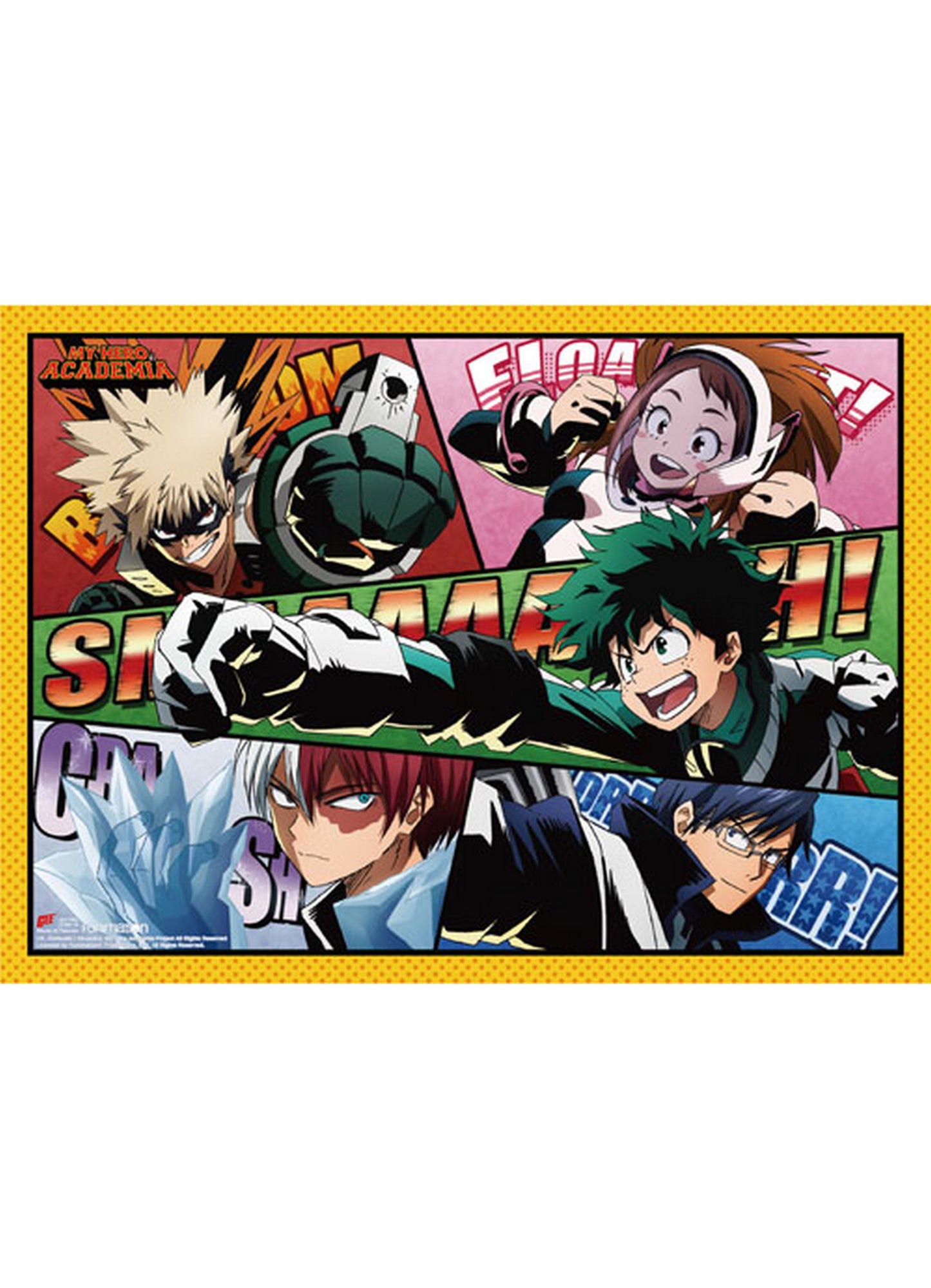 My Hero Academia - Group 1 Wall Scroll 31"W x 43"H